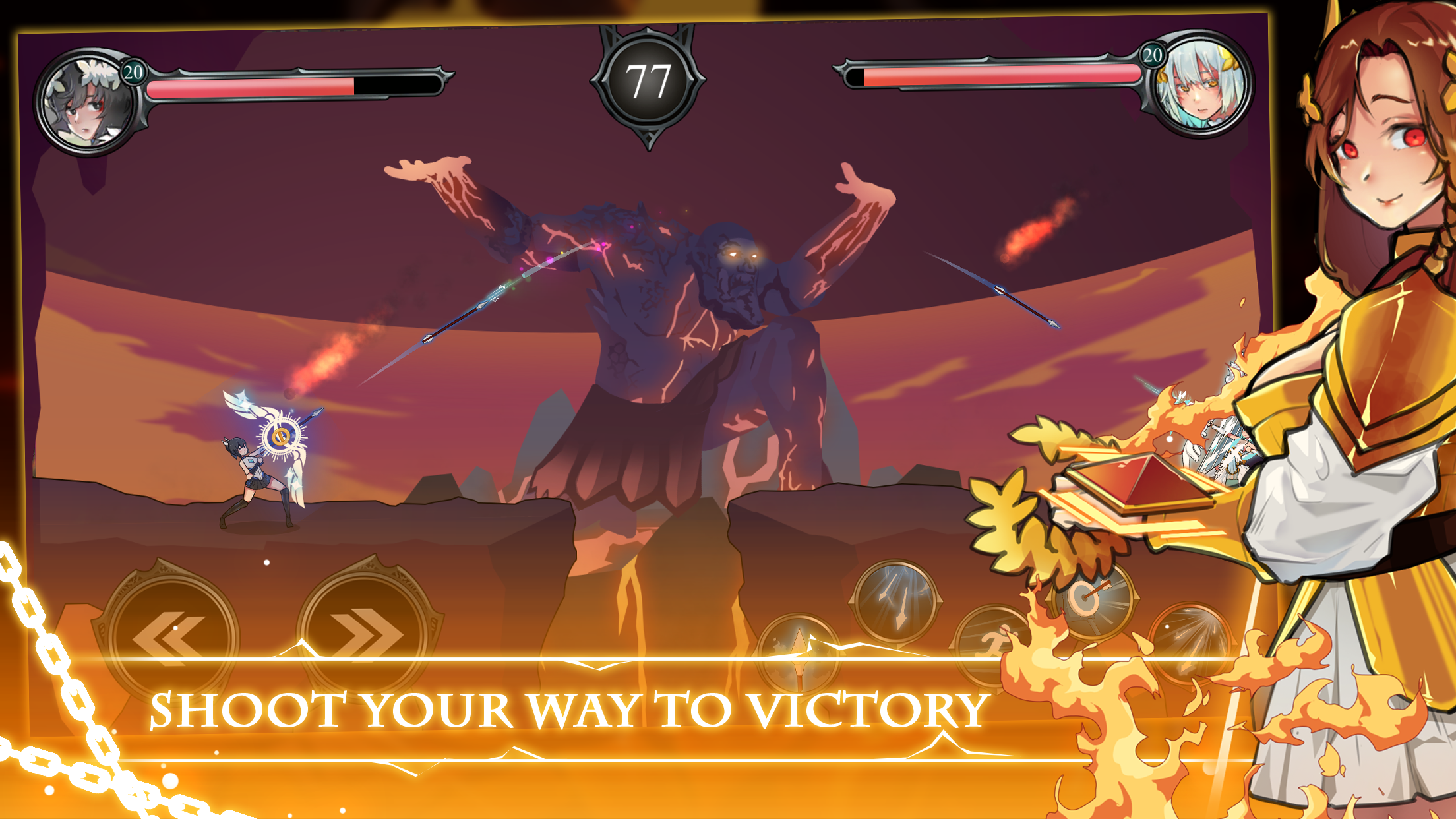 اسکرین شات 4 بازی Goddess Archer