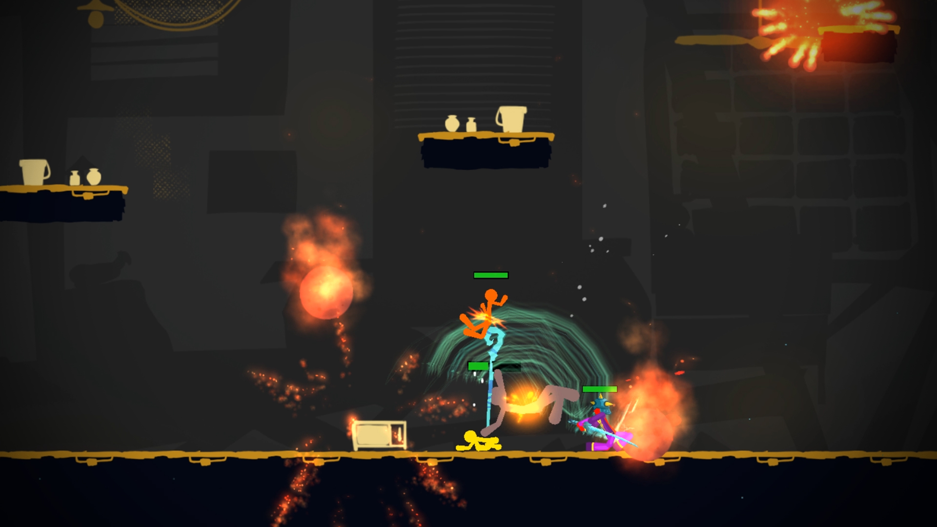 اسکرین شات 3 بازی Stickmen Exile Fighter