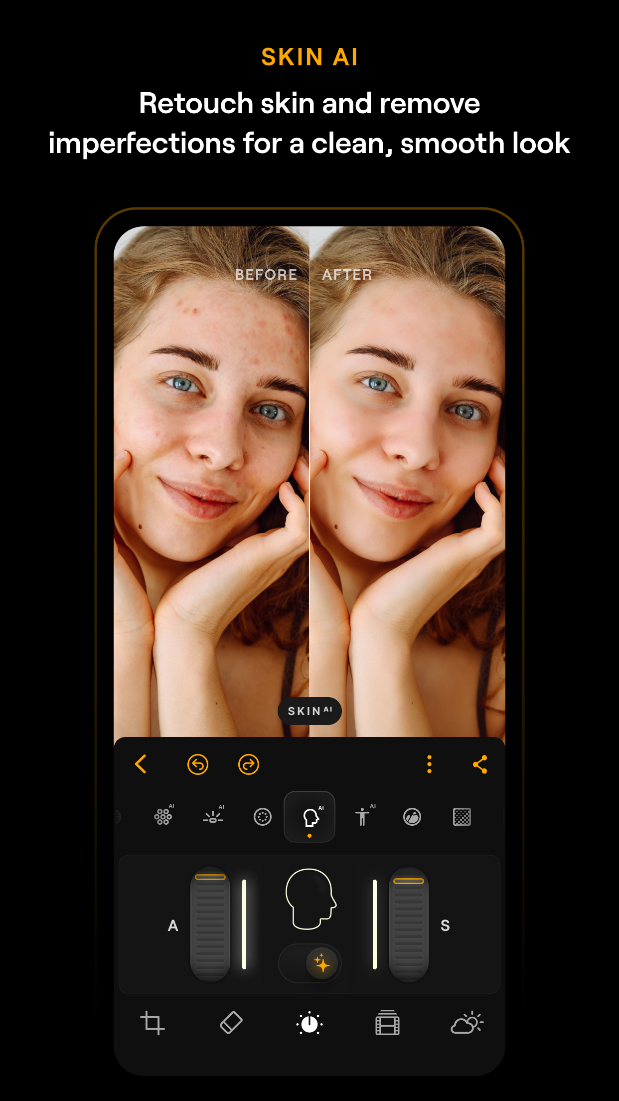 اسکرین شات 5 برنامه Luminar: AI Photo Editor