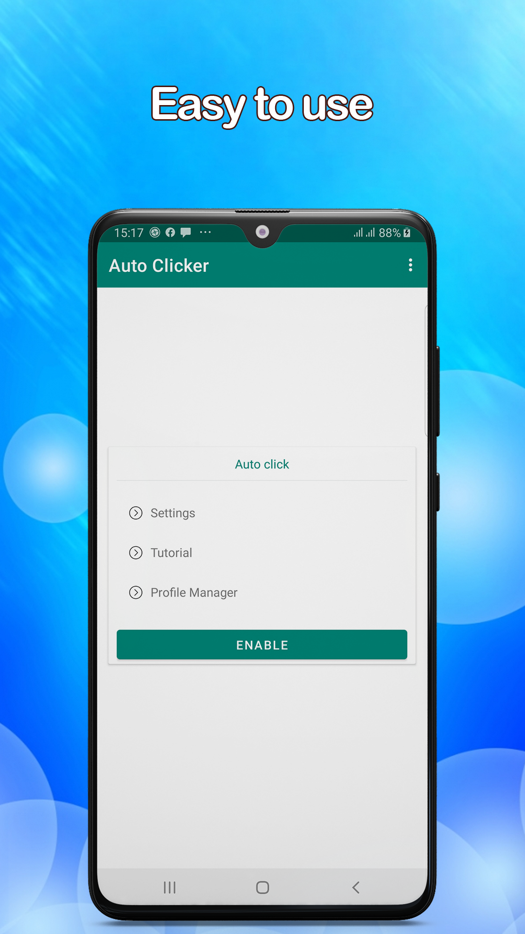 اسکرین شات 1 برنامه Auto Clicker - Quick Touch