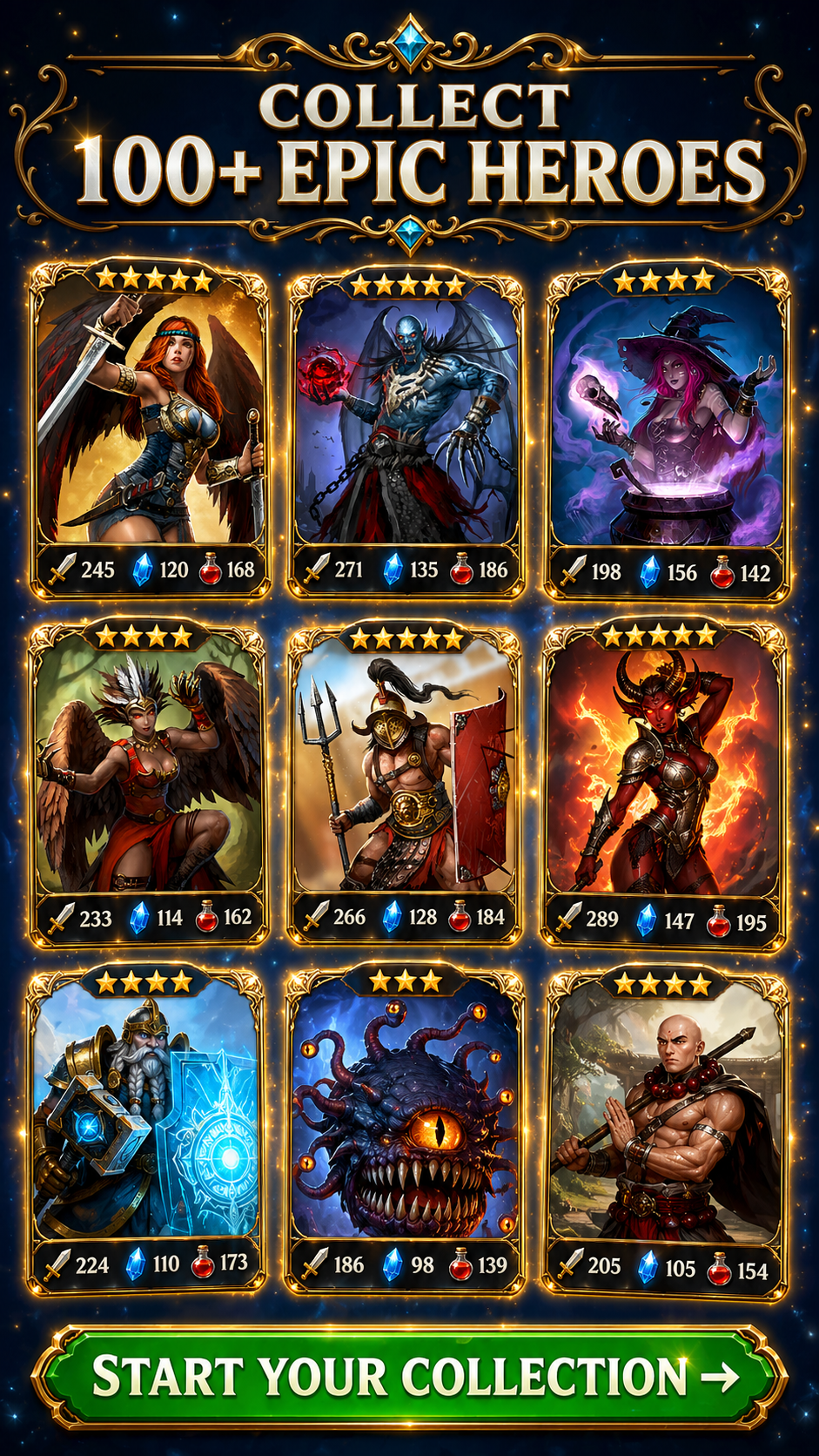 اسکرین شات 2 بازی Card Heroes: TCG/CCG Card Wars