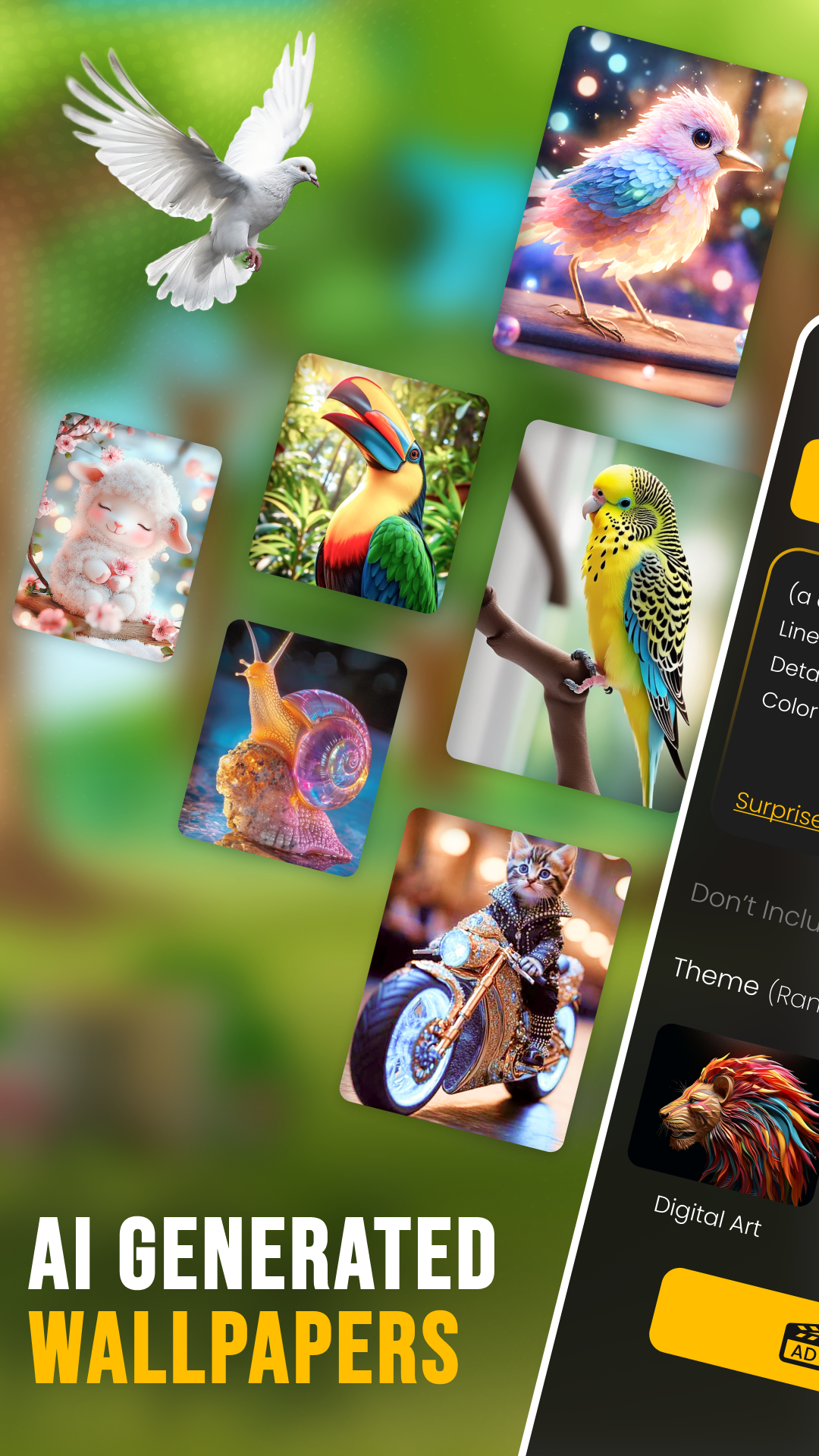اسکرین شات 2 برنامه Animal Ringtones