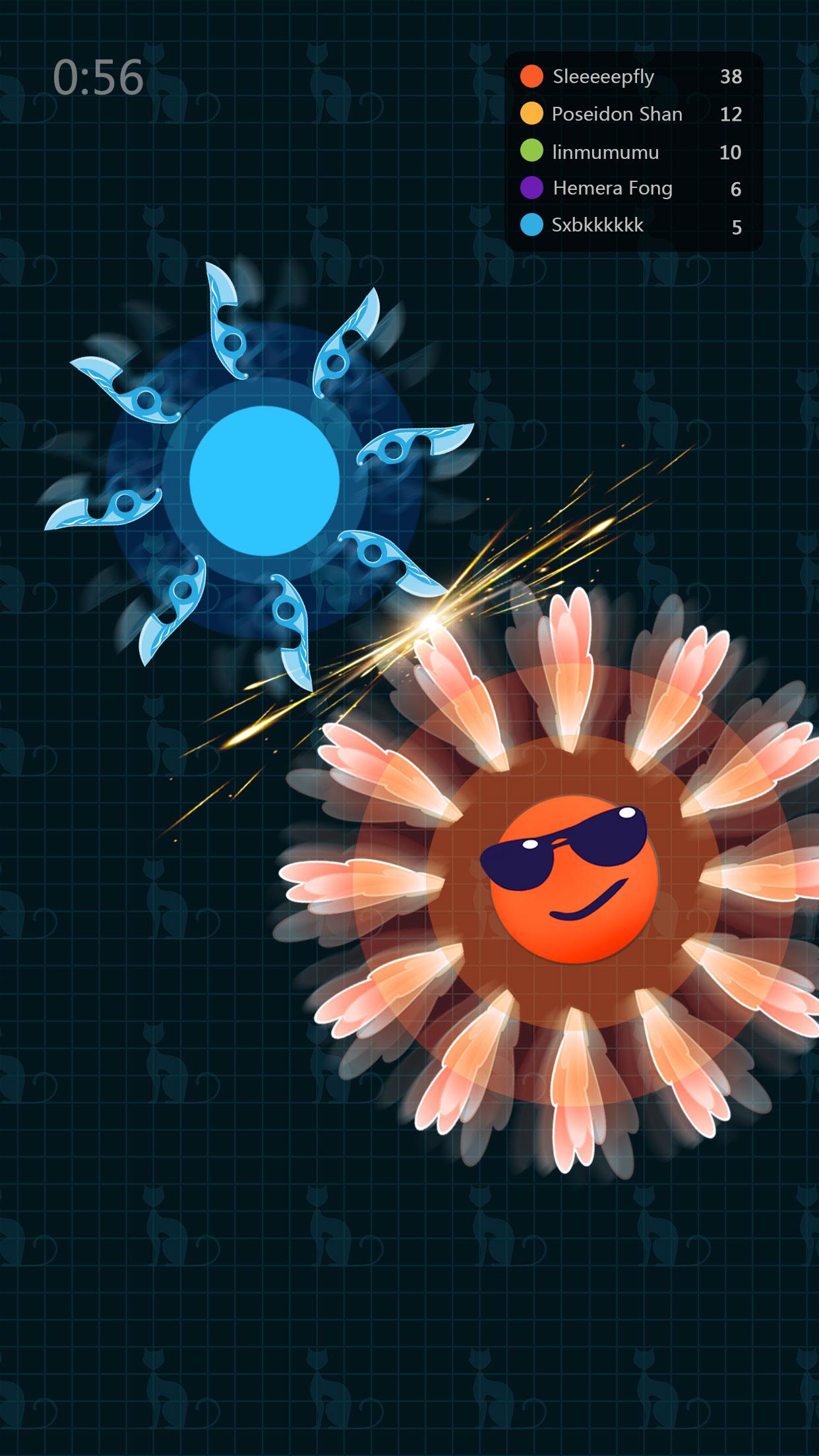 اسکرین شات 1 بازی Knife.io