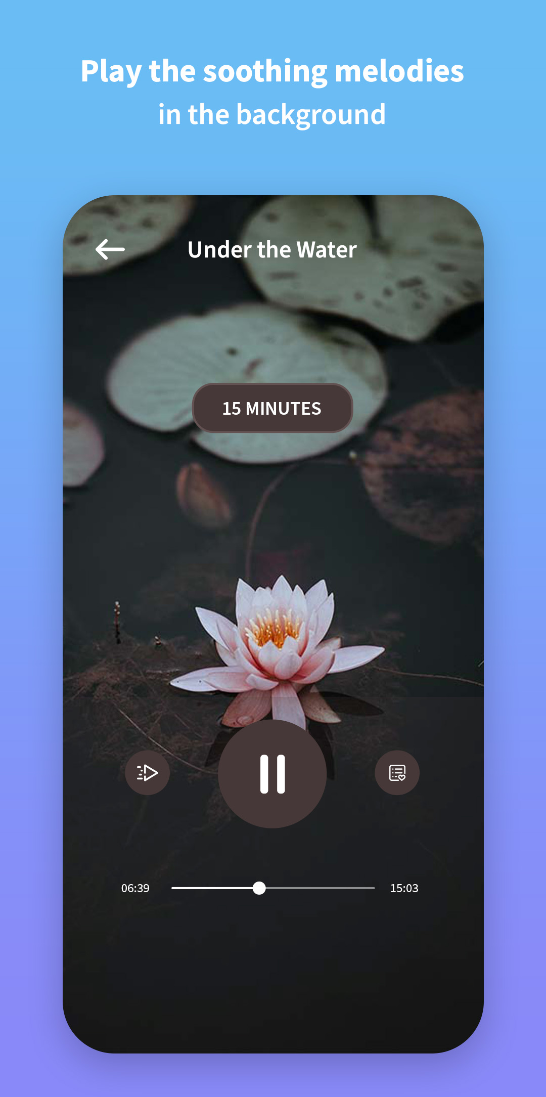 اسکرین شات 4 برنامه Meditation & Sleep Companion
