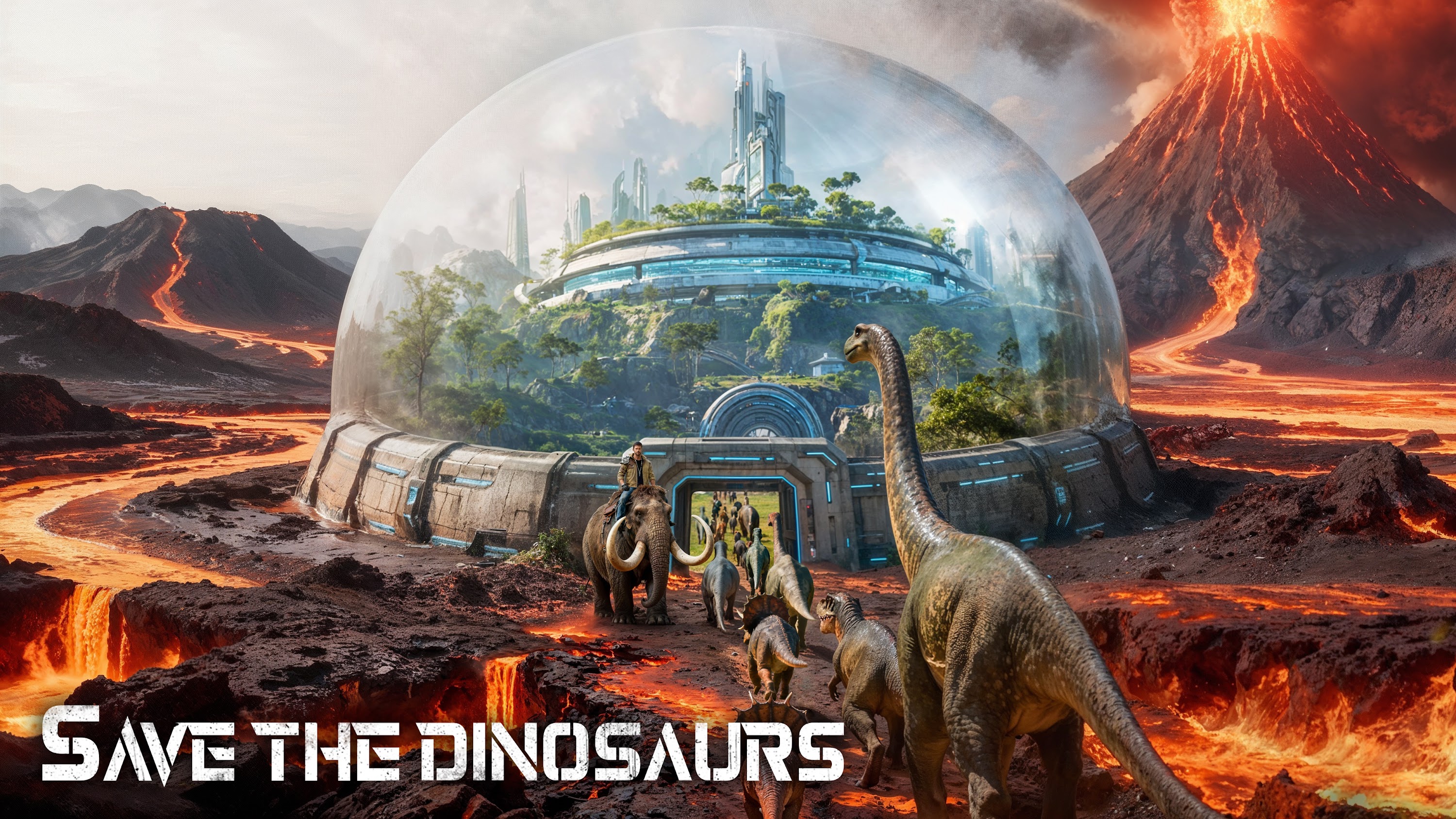 اسکرین شات 2 بازی Dino Cataclysm: Survival