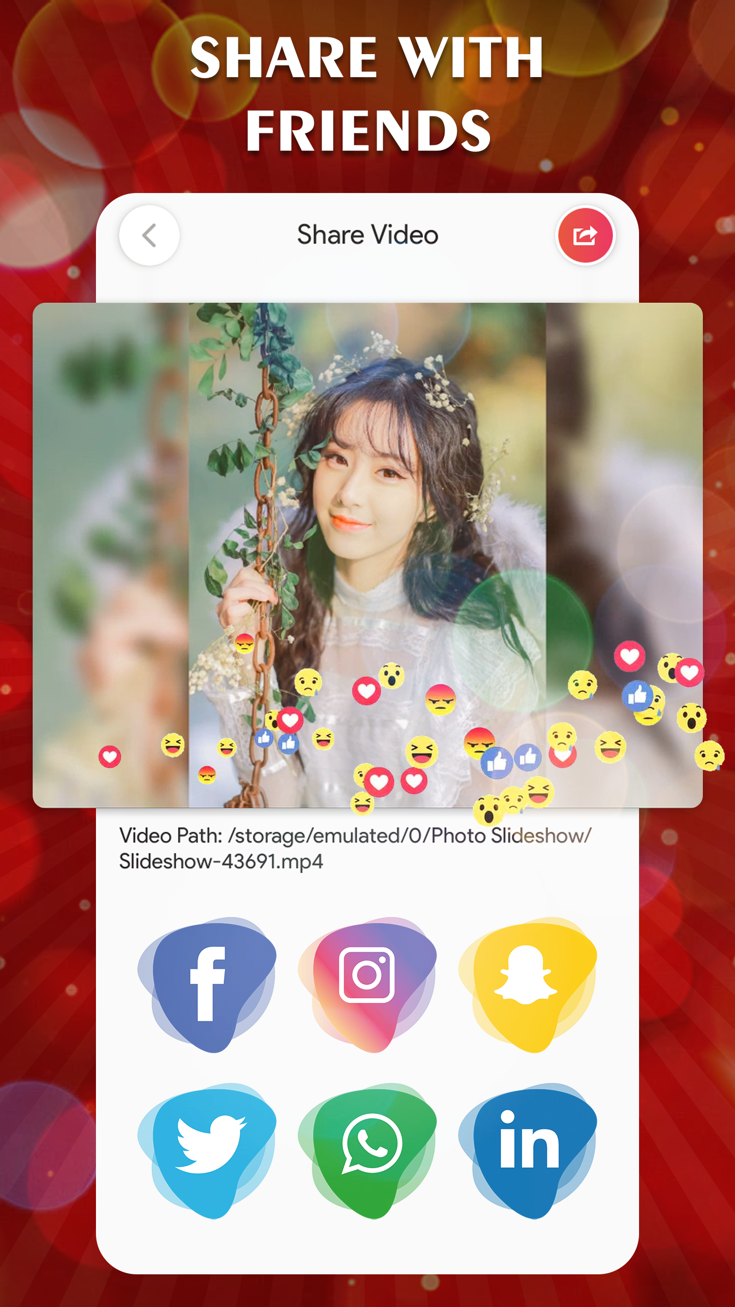 اسکرین شات 6 برنامه Photo Video Maker with Music