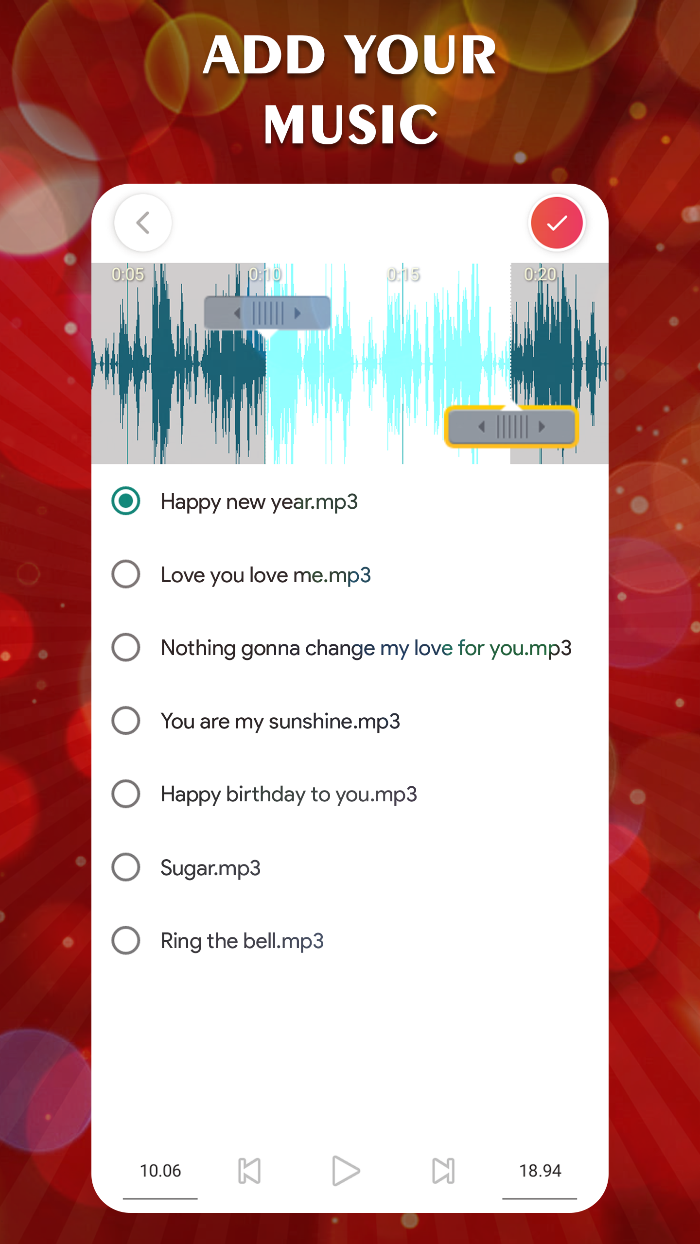 اسکرین شات 4 برنامه Photo Video Maker with Music
