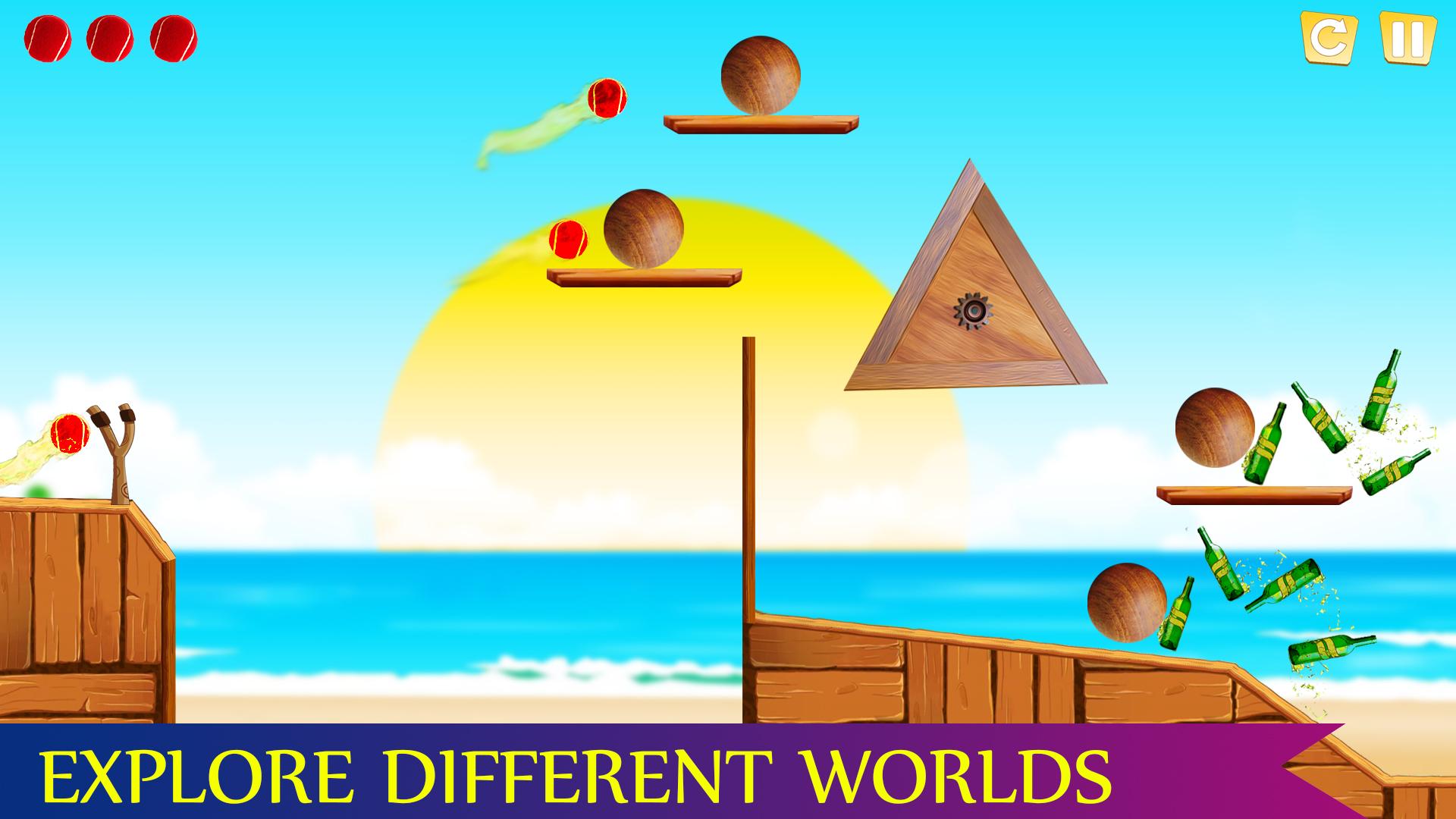 اسکرین شات 3 بازی Hit Bottles Knock Down 2