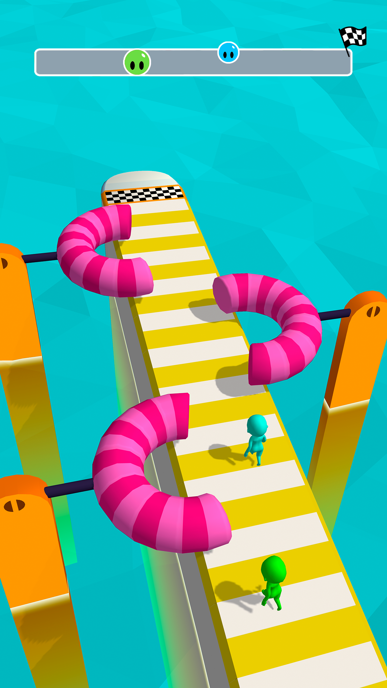 اسکرین شات 6 برنامه Fun Race 3D — Run and Parkour