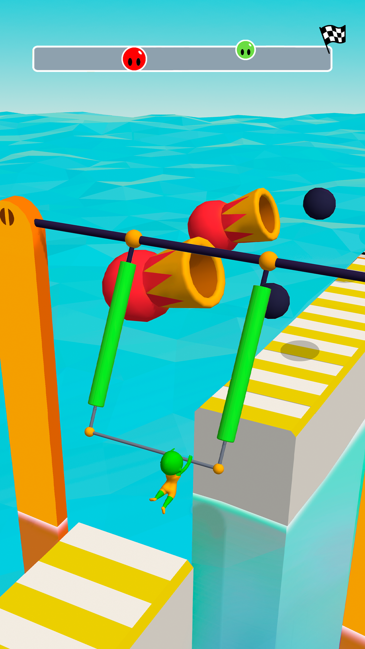 اسکرین شات 3 برنامه Fun Race 3D — Run and Parkour