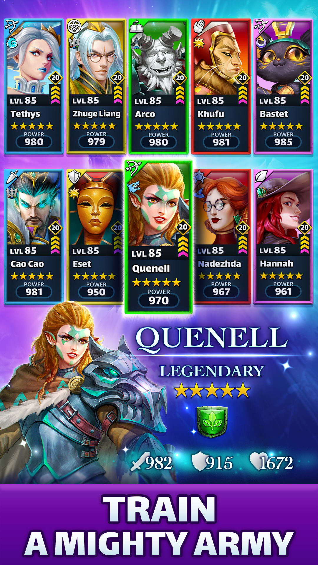 اسکرین شات 2 بازی Empires & Puzzles: Match-3 RPG