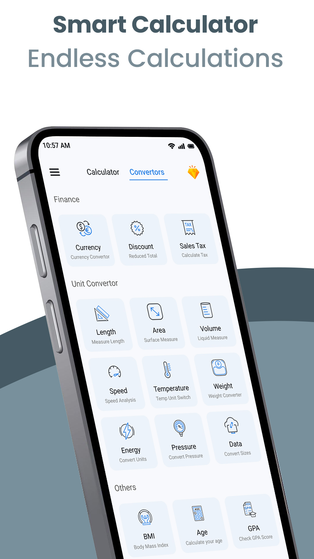 اسکرین شات 1 برنامه Smart Scientific Calculator