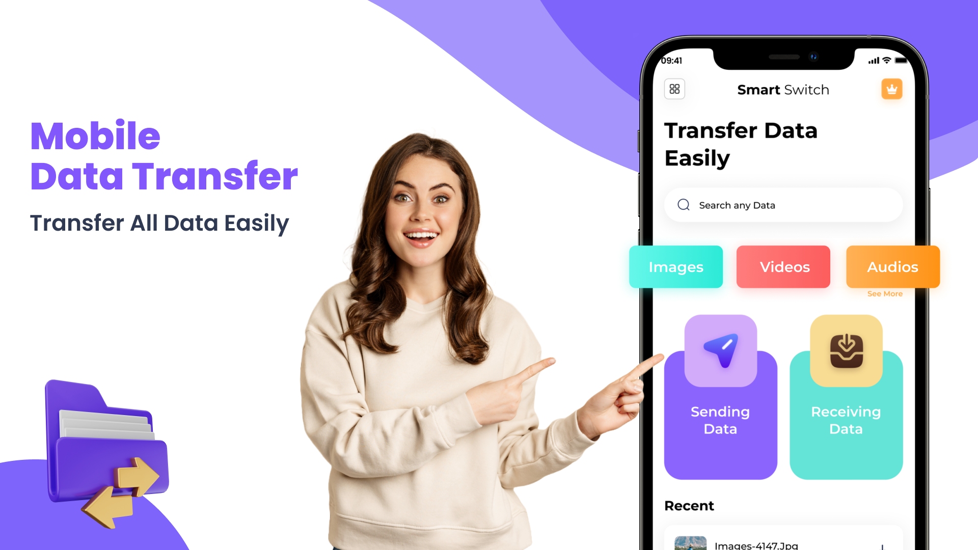 اسکرین شات 1 برنامه Smart mobile Switch: Transfer