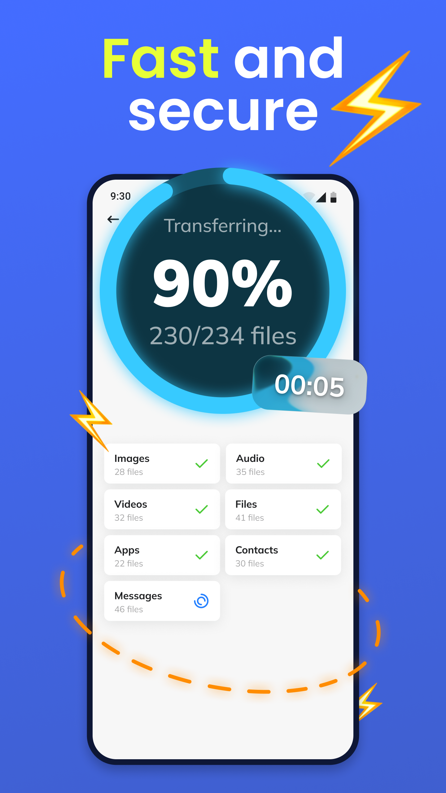 اسکرین شات 3 برنامه Quick Transfer: Copy My Data