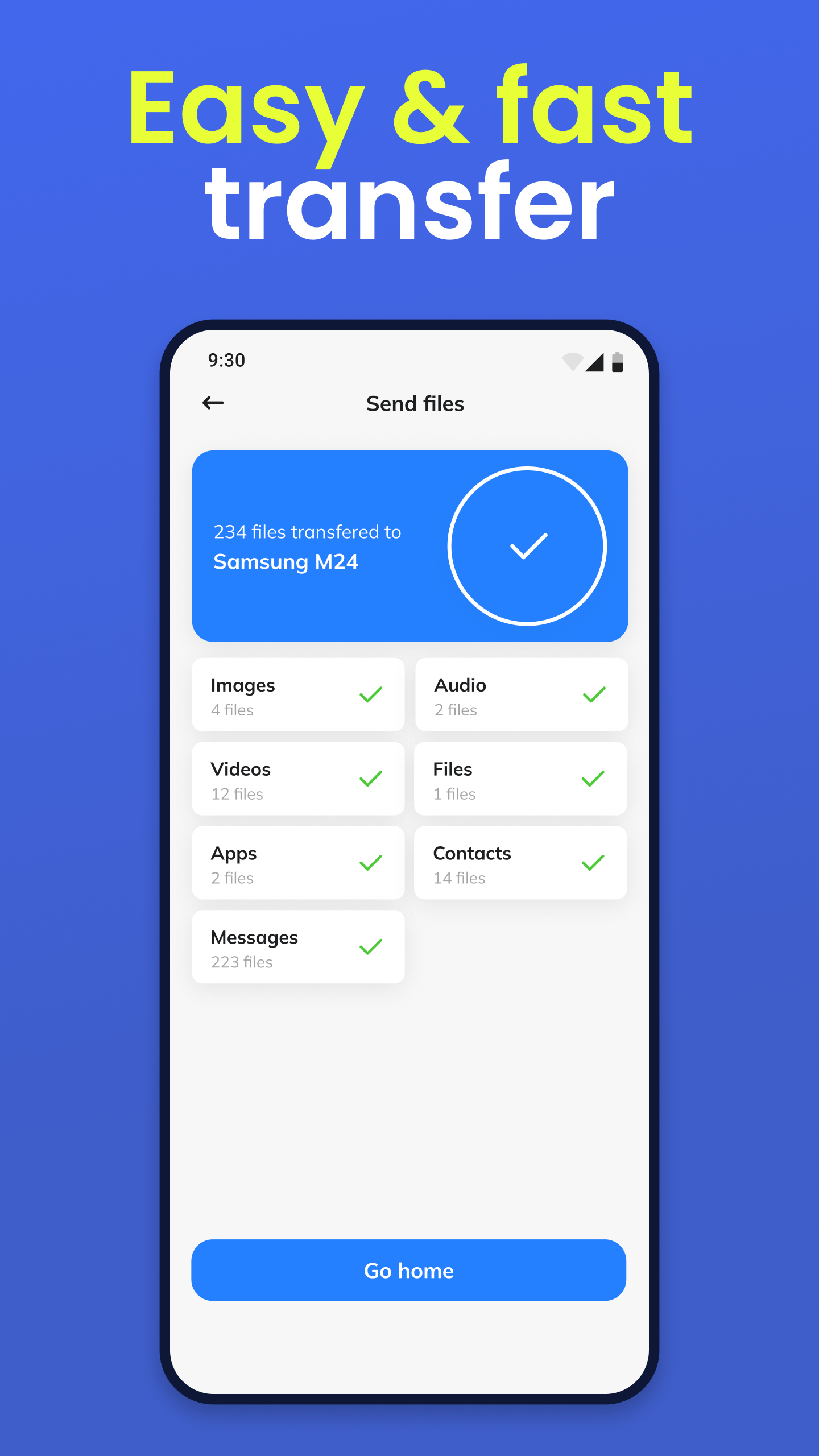 اسکرین شات 7 برنامه Quick Transfer: Copy My Data