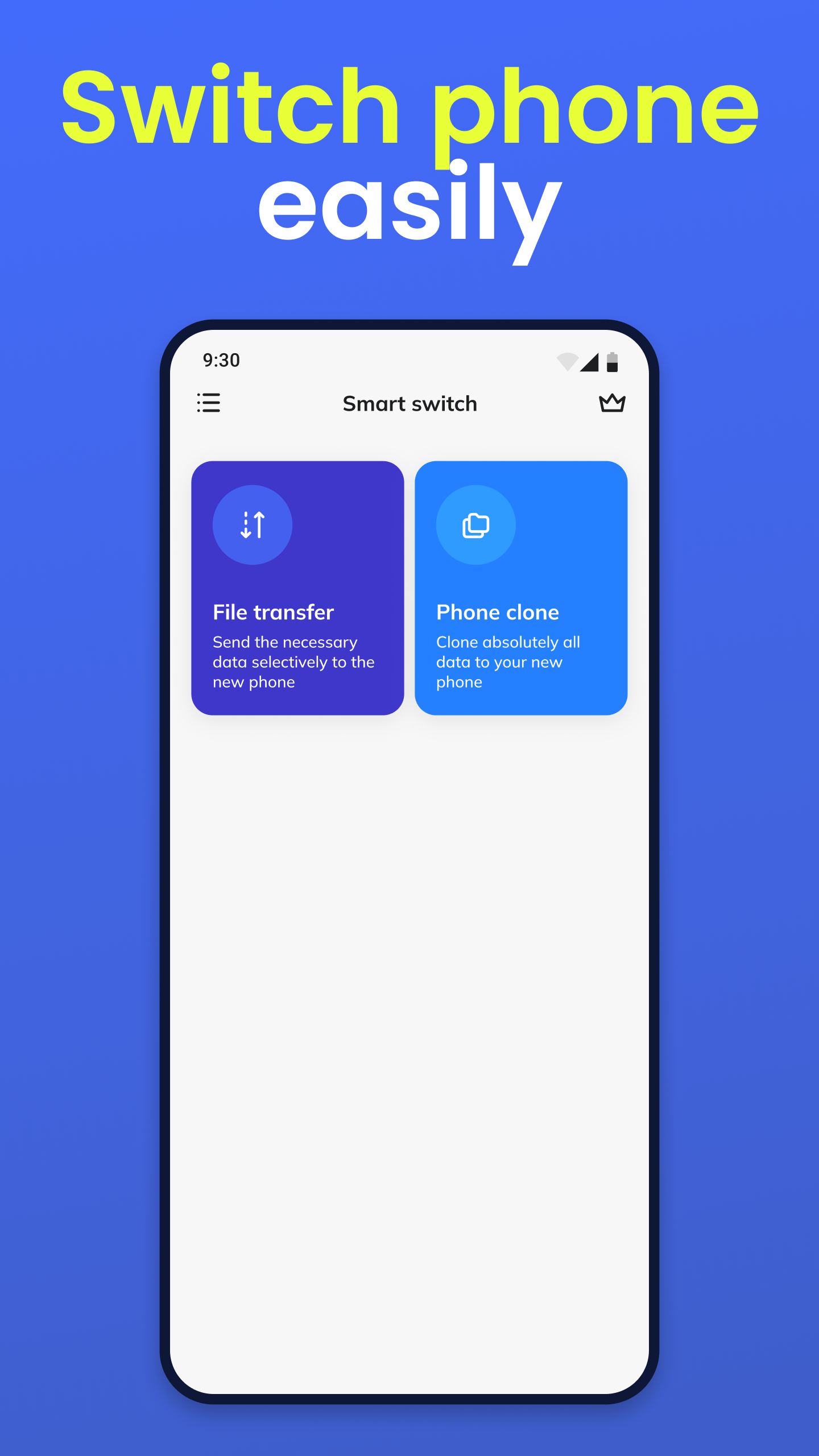 اسکرین شات 4 برنامه Quick Transfer: Copy My Data