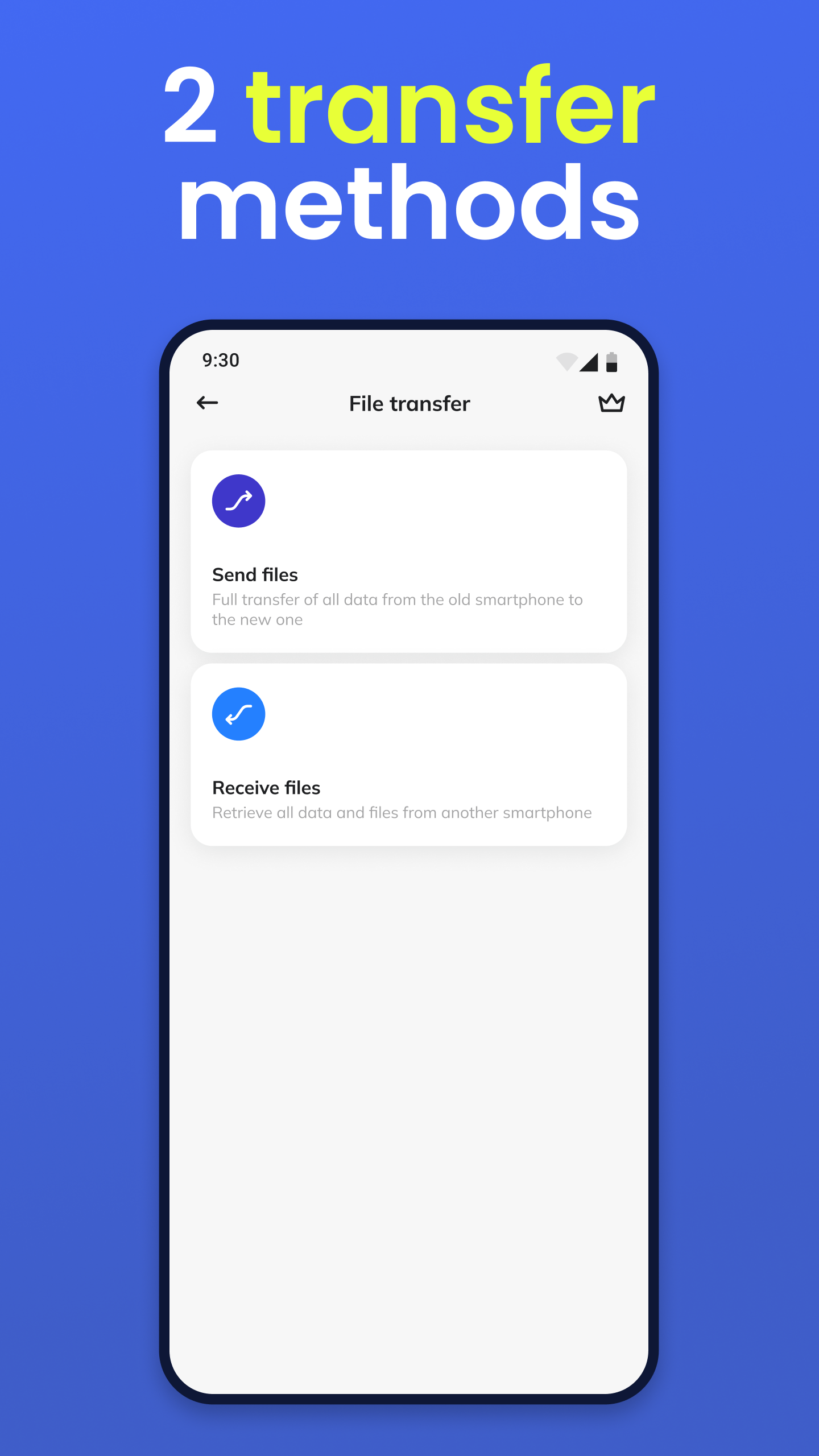 اسکرین شات 6 برنامه Quick Transfer: Copy My Data