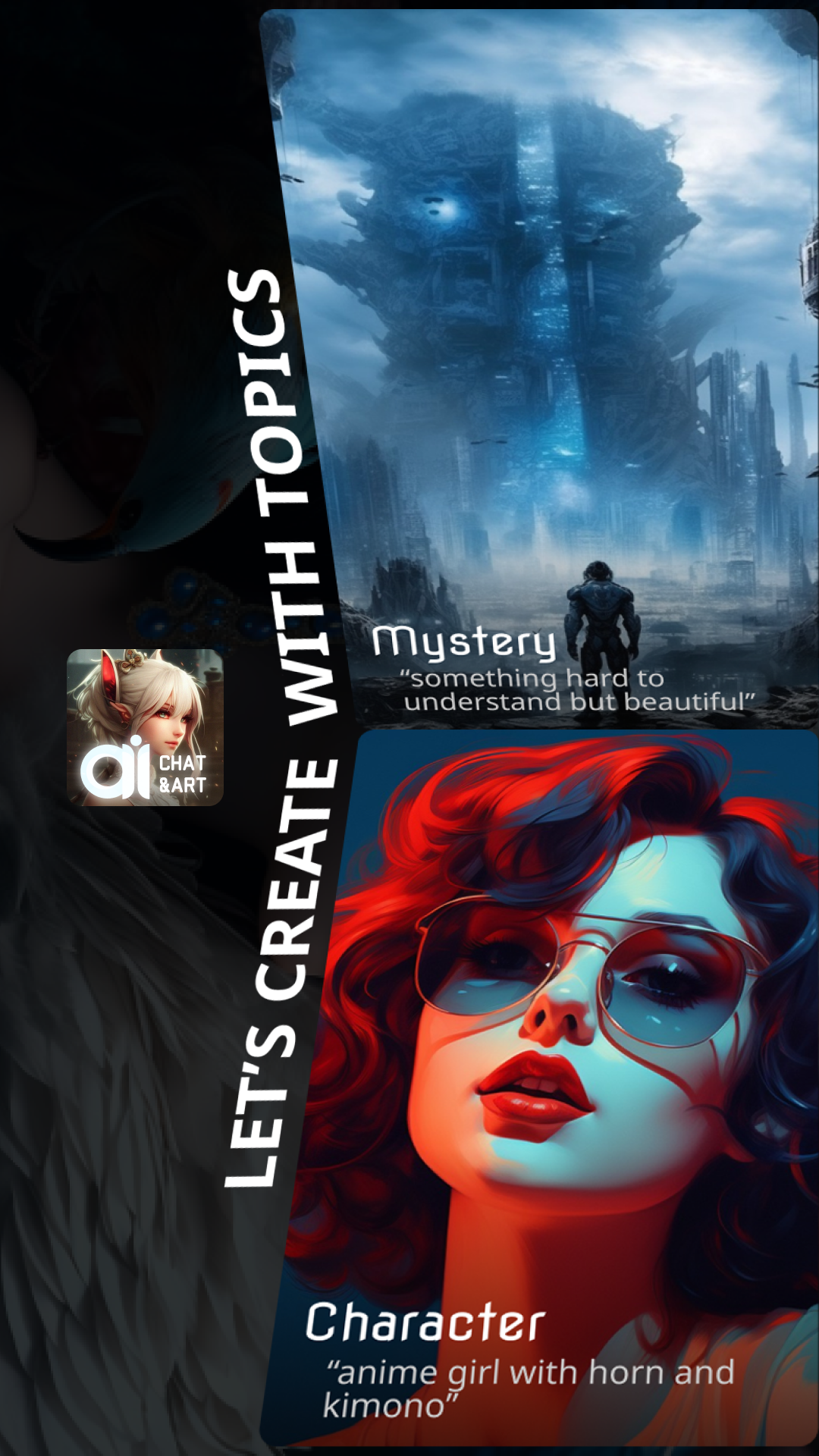 اسکرین شات 1 برنامه AITO - AI image generator