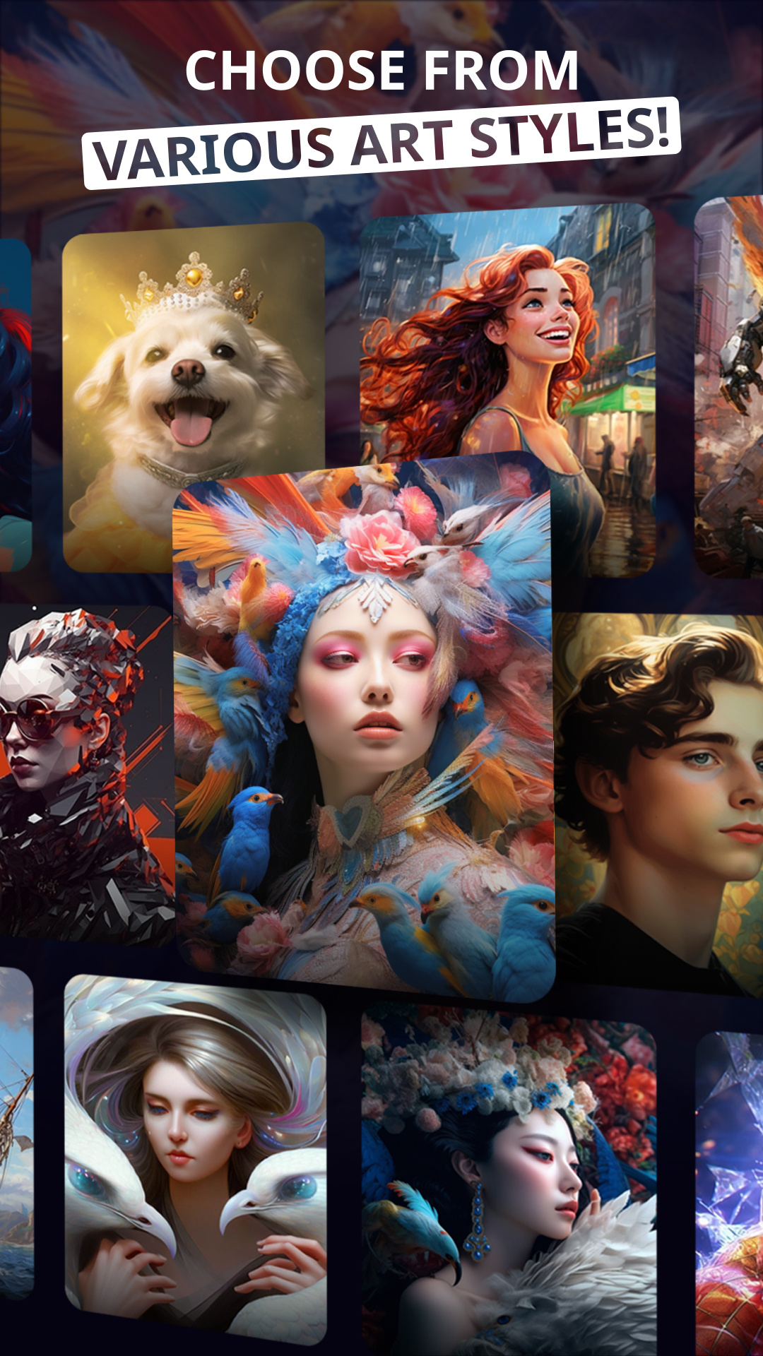 اسکرین شات 2 برنامه AITO - AI image generator
