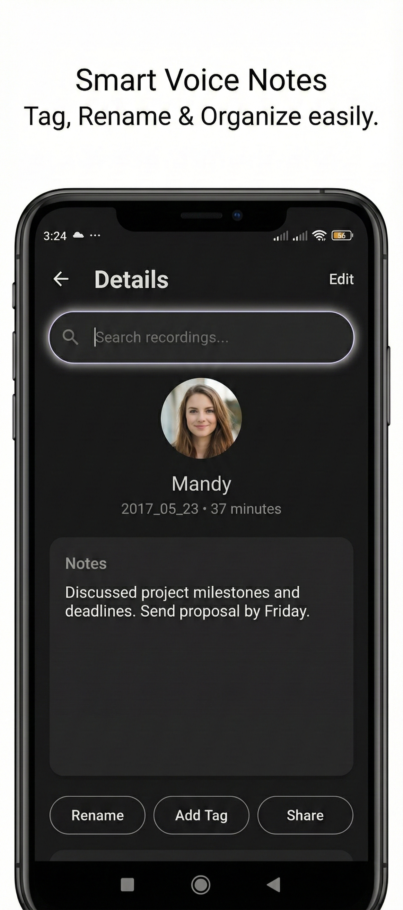 اسکرین شات 6 برنامه Call Recorder