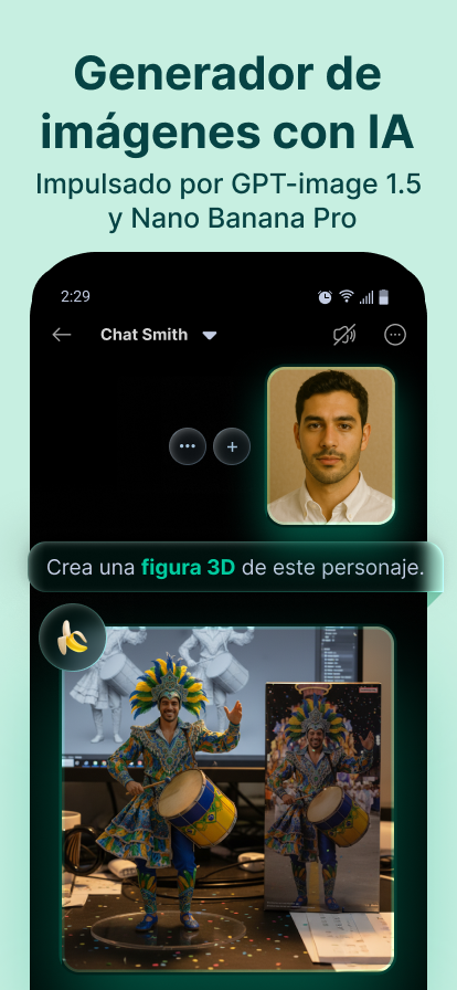 اسکرین شات 2 برنامه Chat Smith: Chatbot IA Español