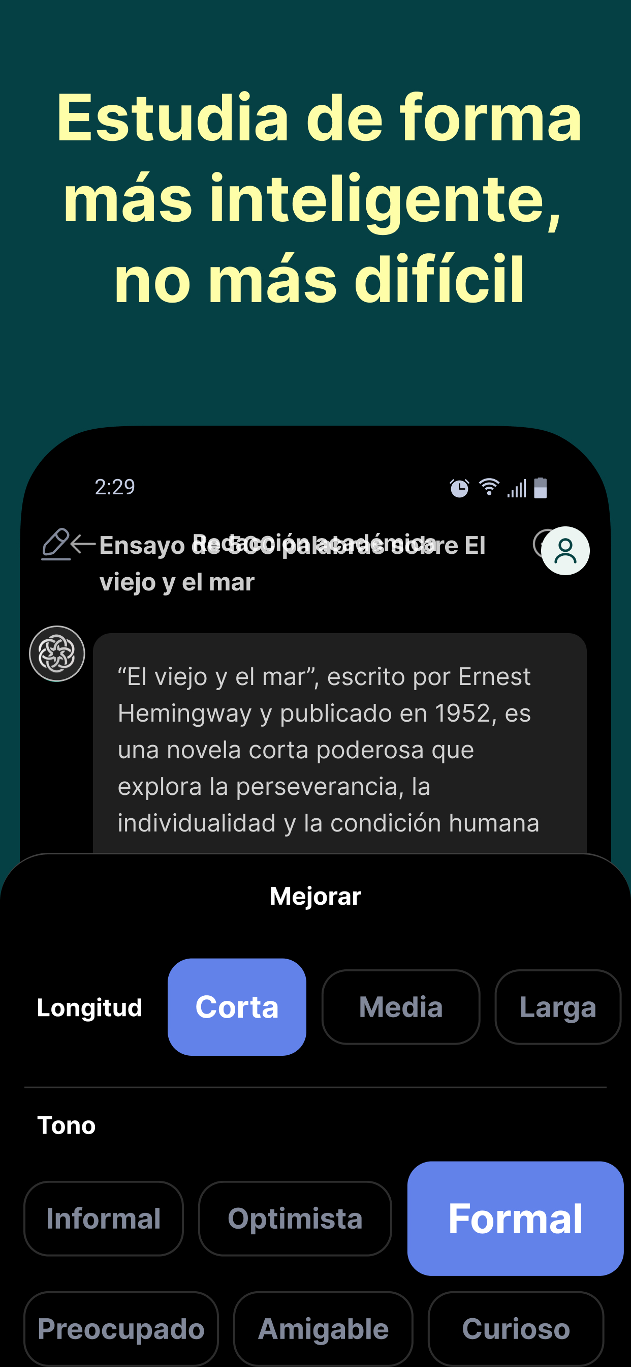 اسکرین شات 5 برنامه Chat Smith: Chatbot IA Español