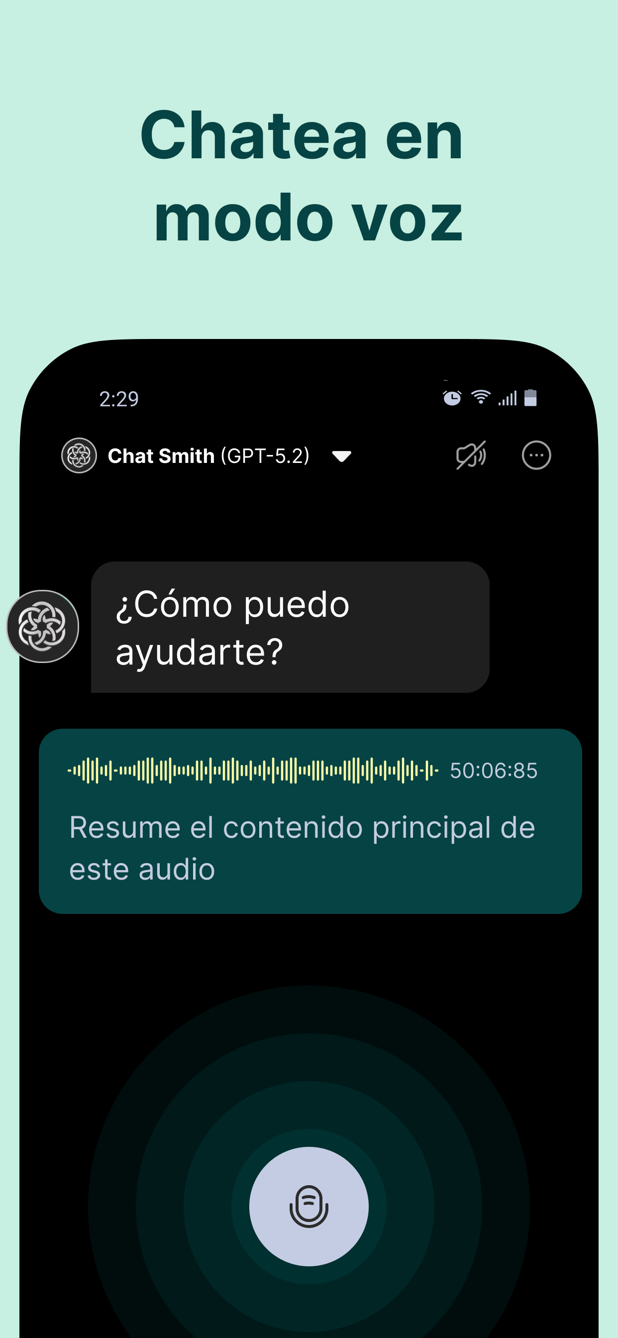 اسکرین شات 6 برنامه Chat Smith: Chatbot IA Español