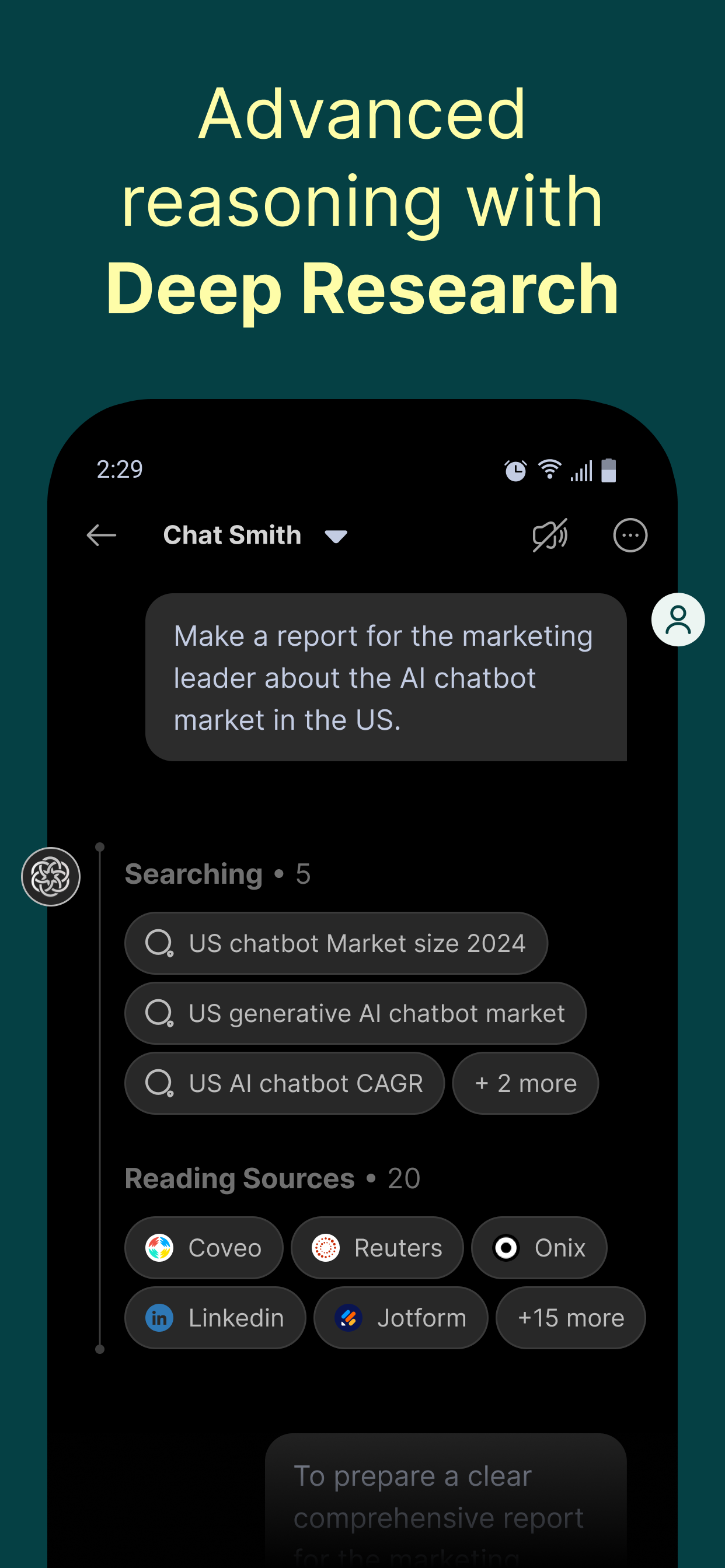 اسکرین شات 4 برنامه Chat Smith: AI Chatbot & Agent