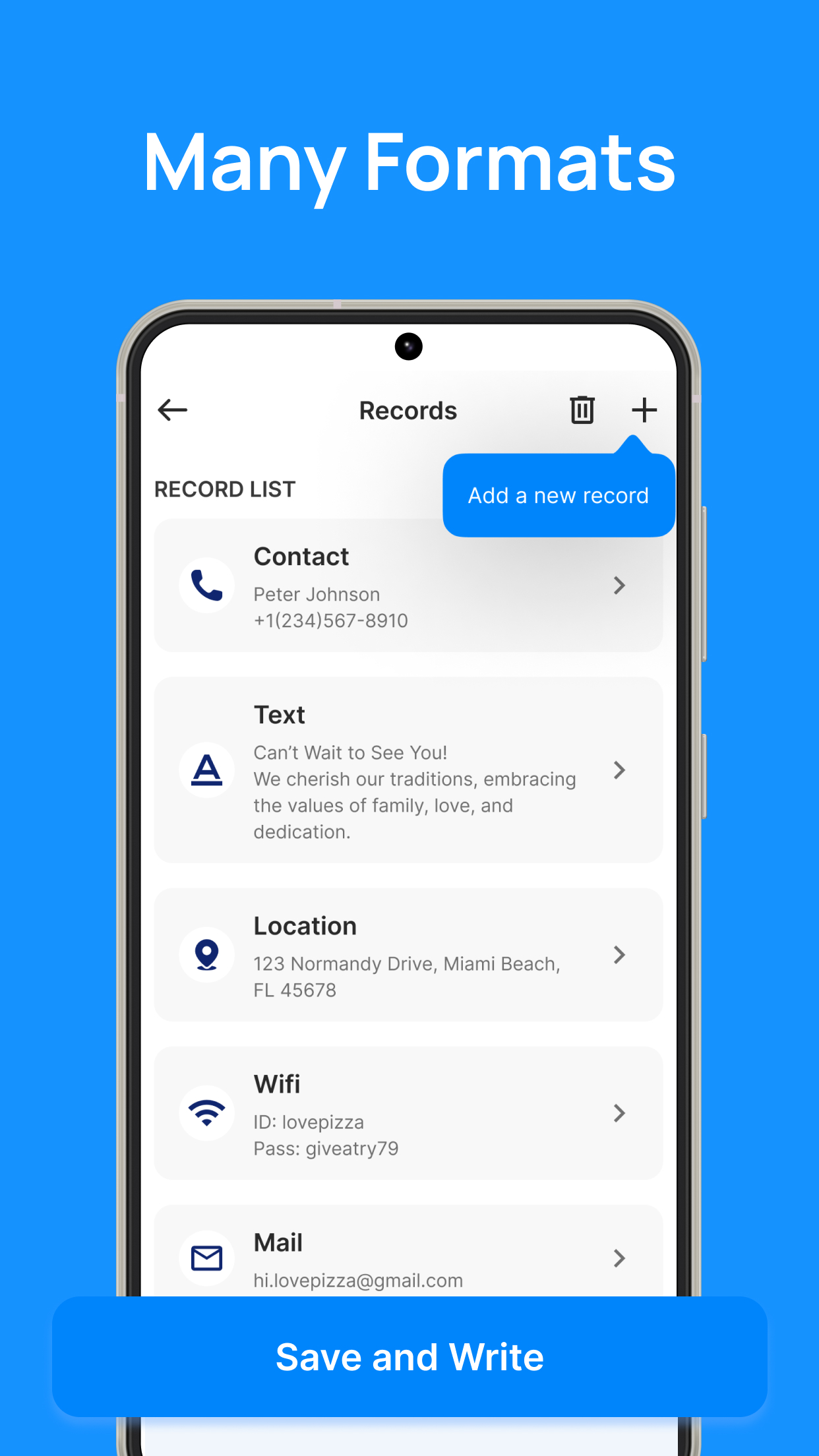 اسکرین شات 5 برنامه NFC Tag: Card Reader & Scanner