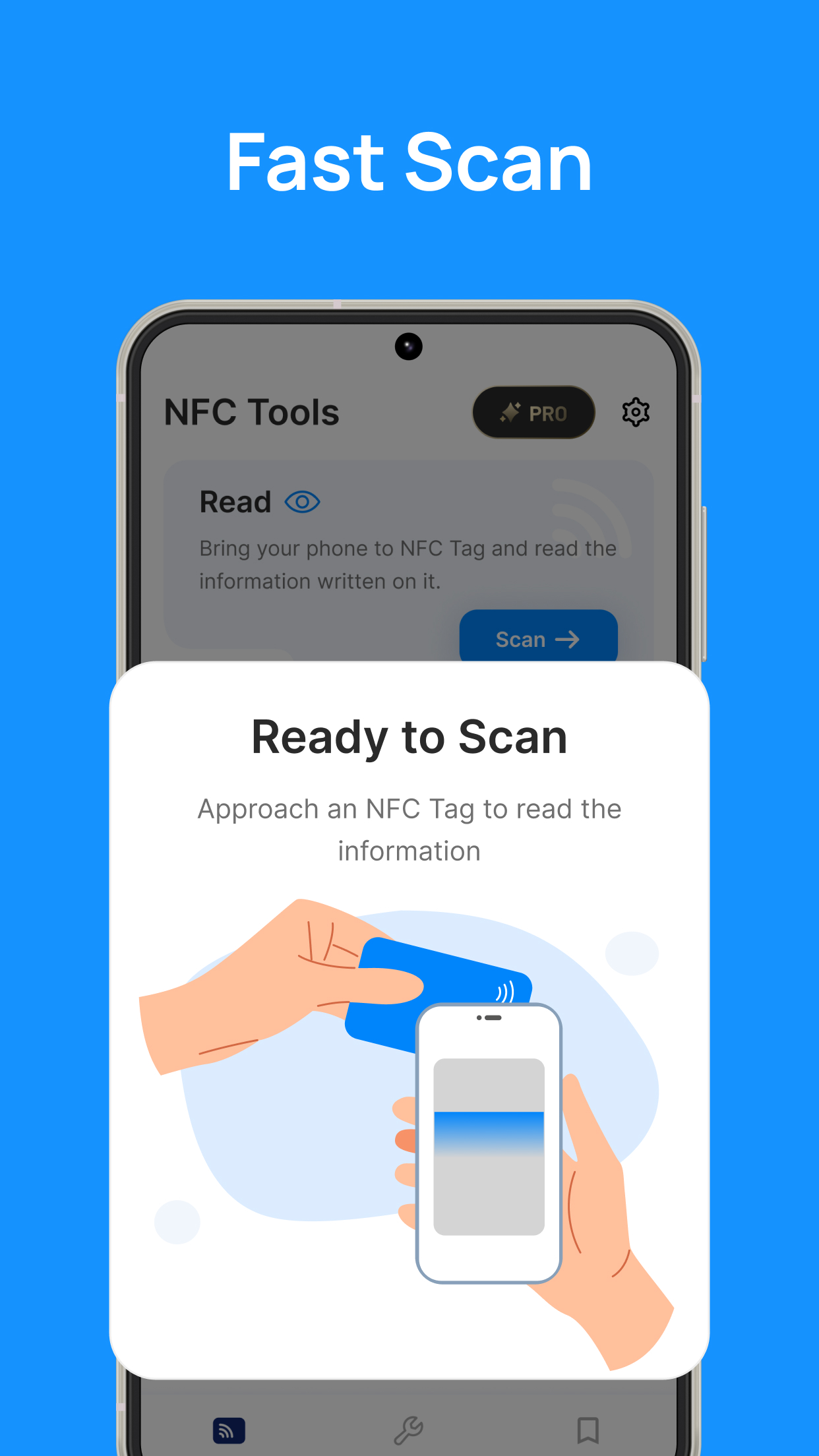 اسکرین شات 3 برنامه NFC Tag: Card Reader & Scanner