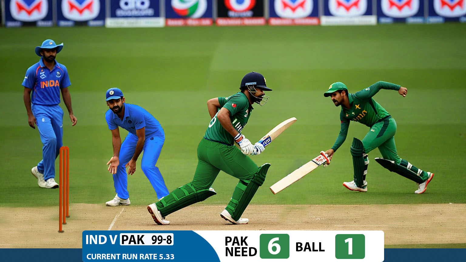 اسکرین شات 5 بازی World T-20 Cricket Match Game