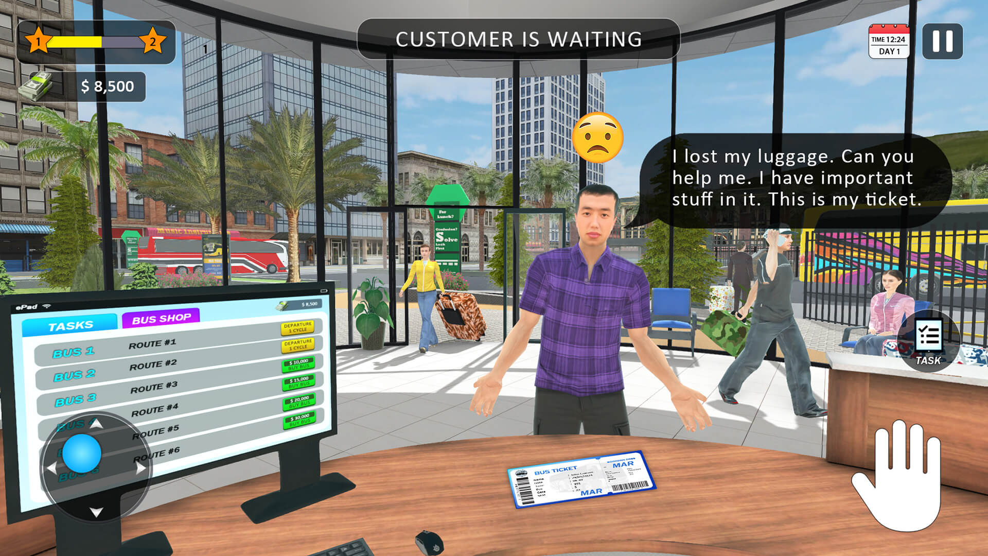 اسکرین شات 1 بازی Bus Terminal Manager Simulator