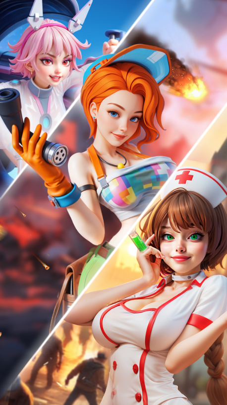 اسکرین شات 1 بازی Battle Kiss:Girl's Survival