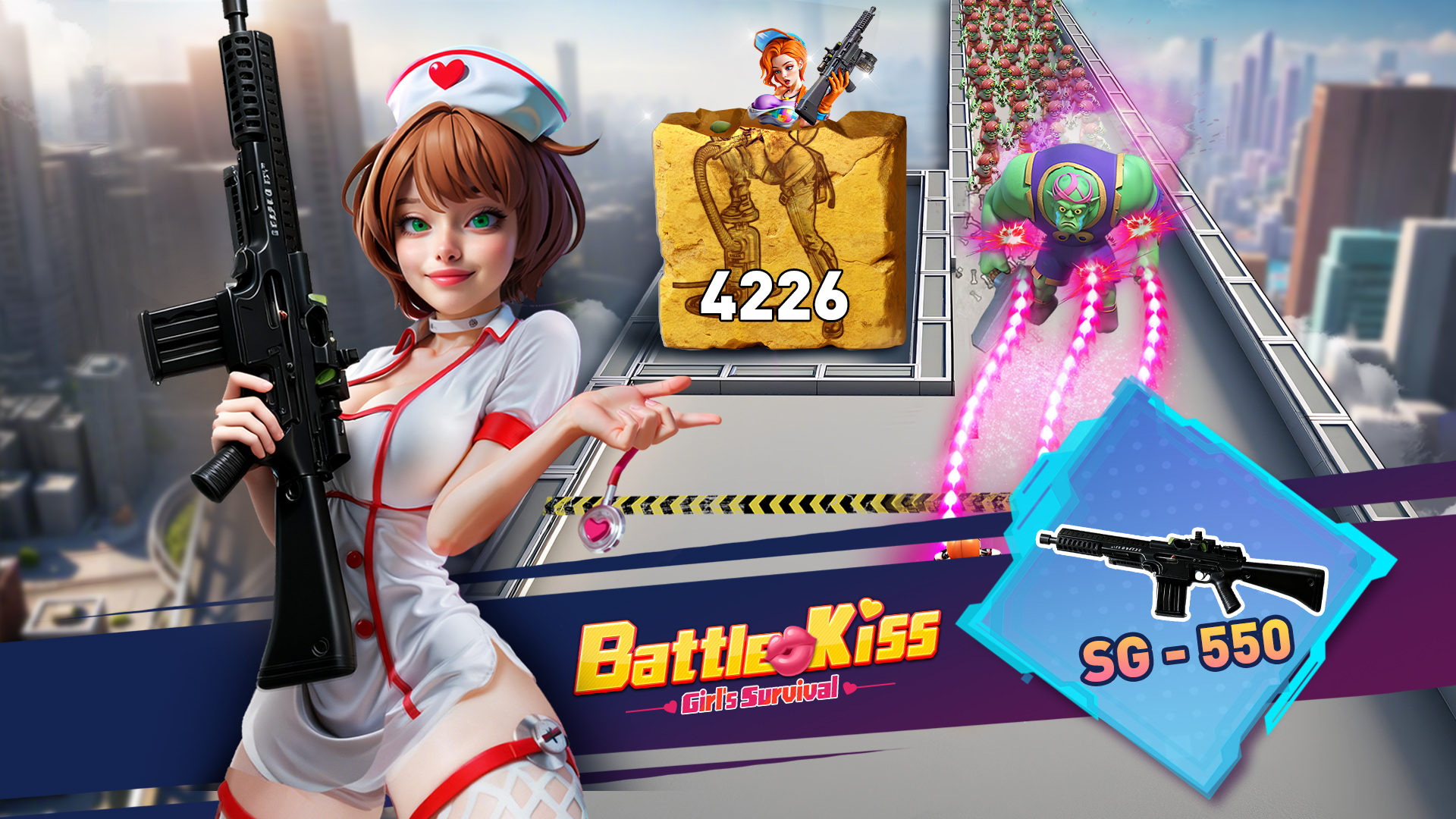 اسکرین شات 8 بازی Battle Kiss:Girl's Survival