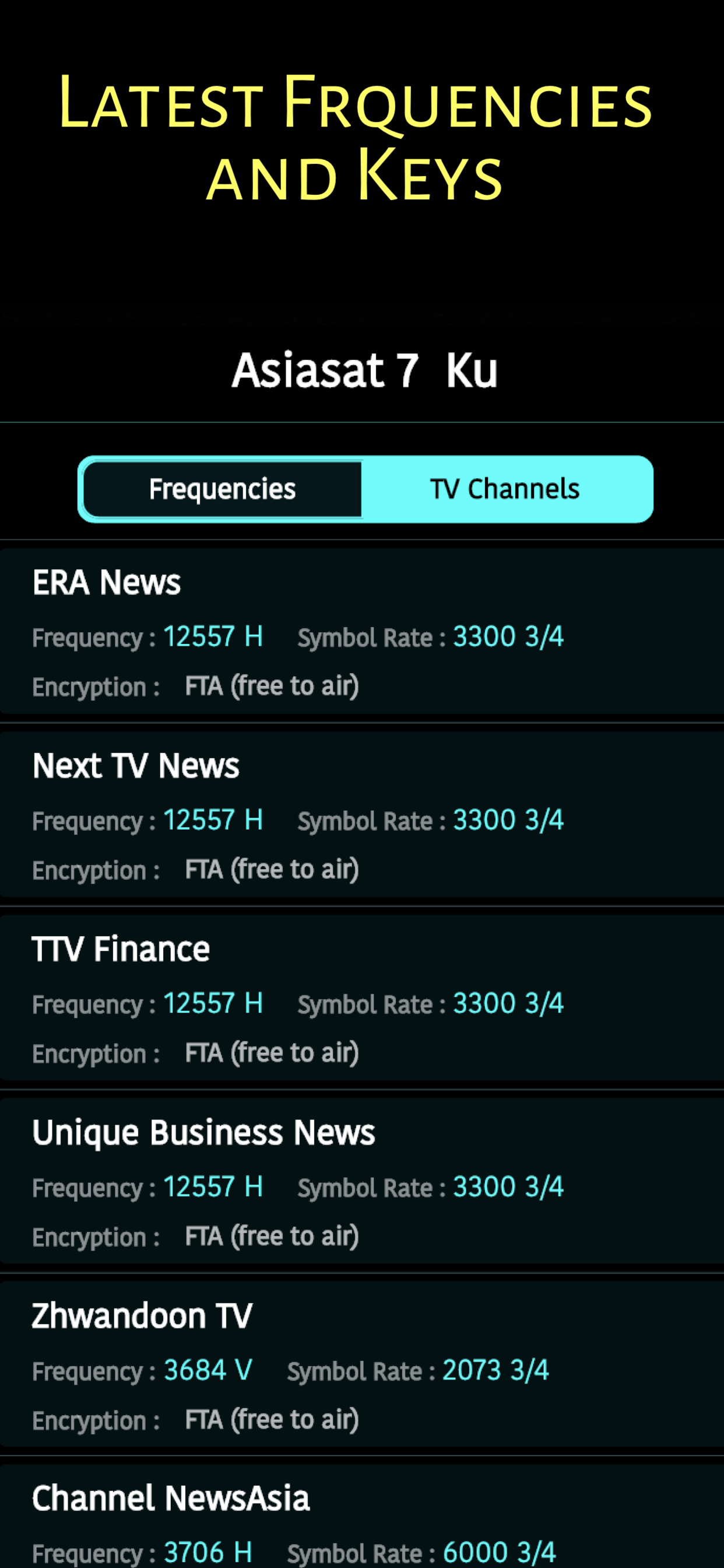 اسکرین شات 3 برنامه Satellite TV Finder, Dish 360
