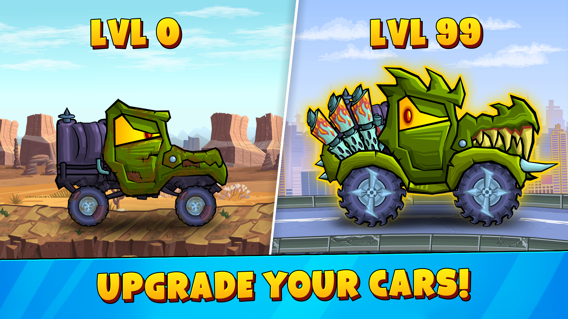اسکرین شات 4 بازی Car Eats Car 3 Survival Racing