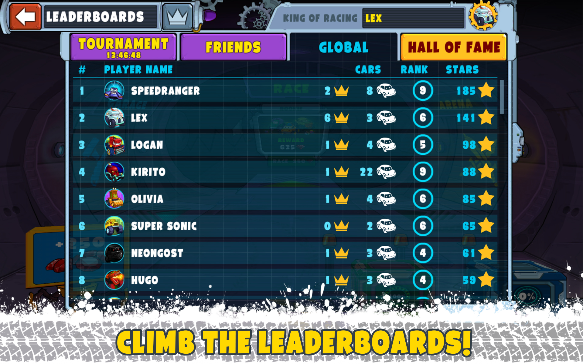 اسکرین شات 6 بازی Car Eats Car Multiplayer Race