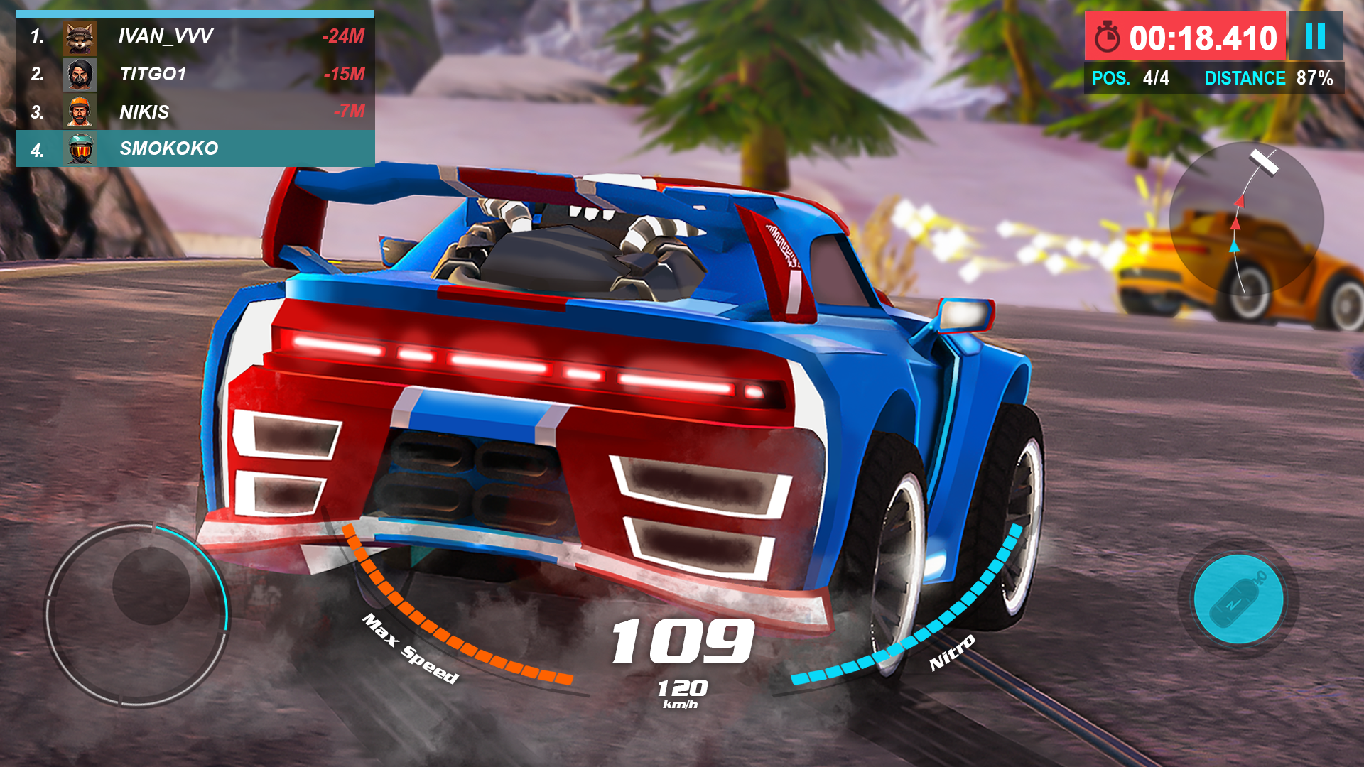اسکرین شات 4 بازی Max Speed: 3D Stunt Race