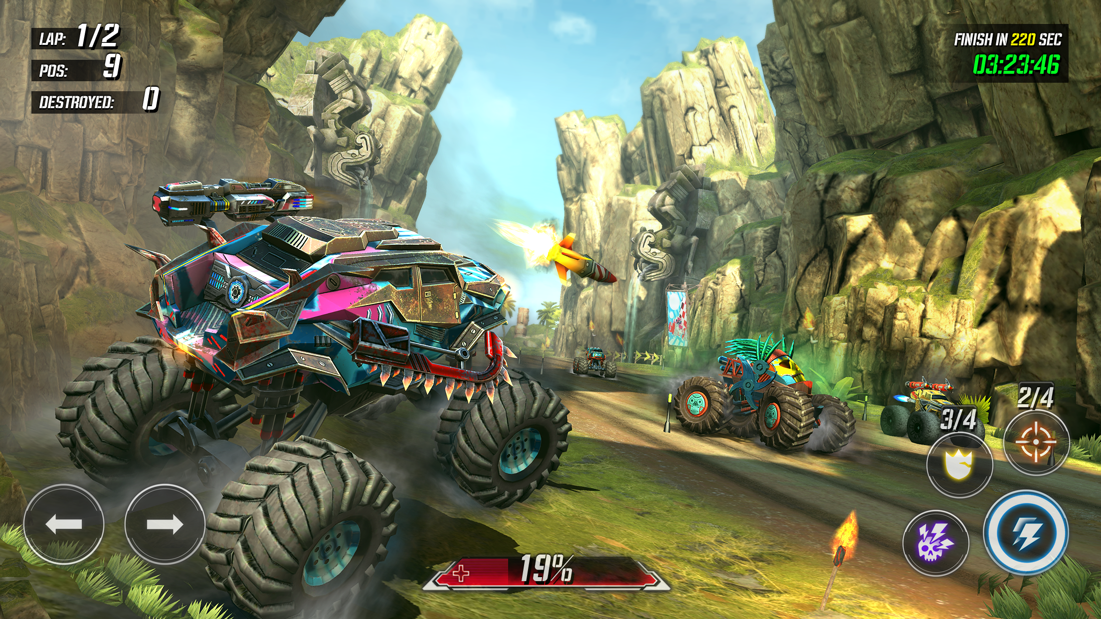 اسکرین شات 2 بازی RACE: Rocket Arena Car Extreme