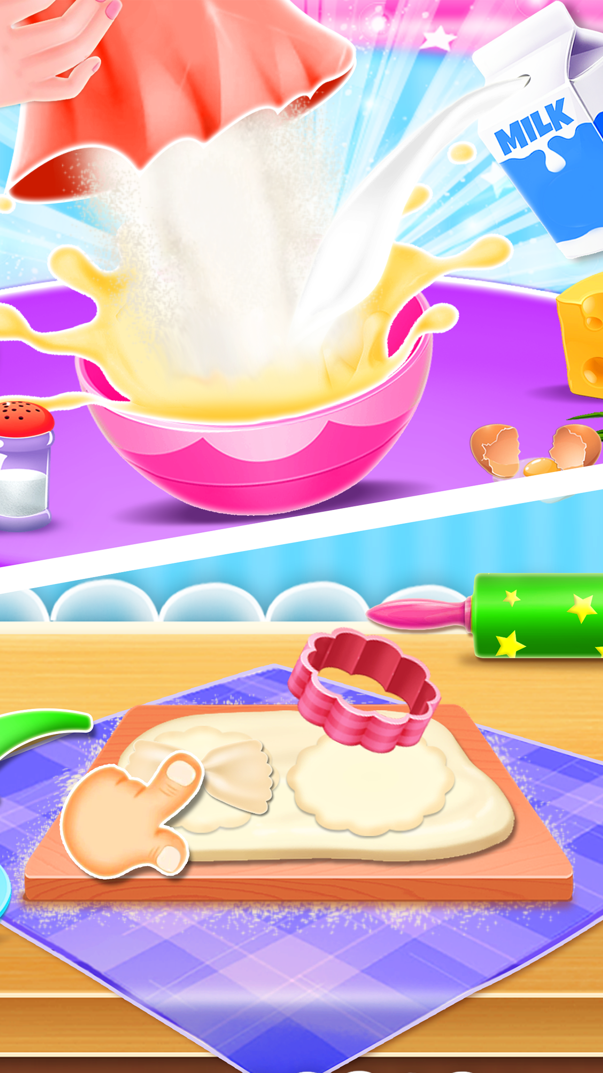 اسکرین شات 8 برنامه Make Pasta Cooking Girls Games