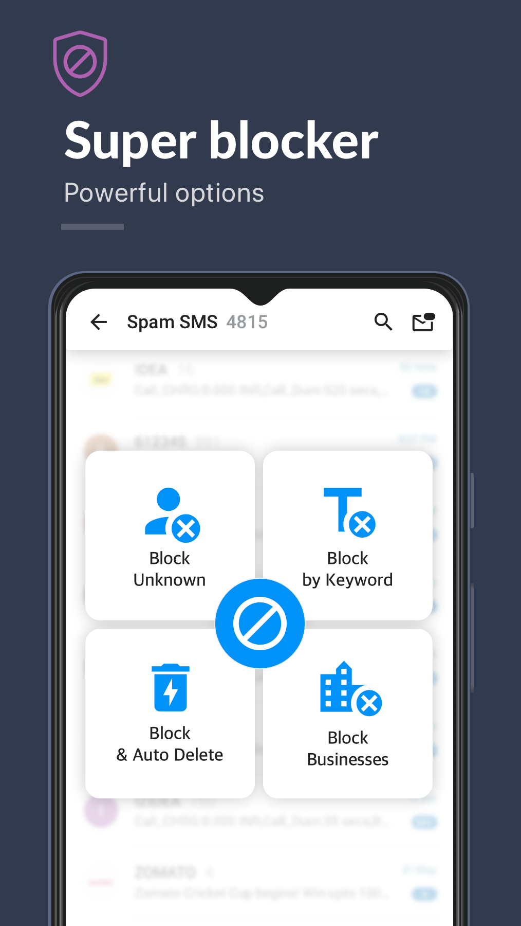 اسکرین شات 4 برنامه Spam Blocker, Scam Block: Mezo