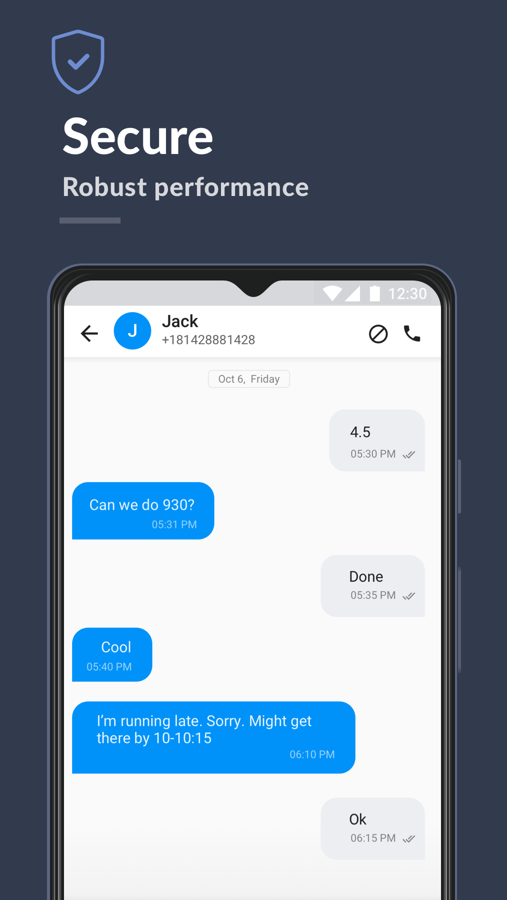 اسکرین شات 5 برنامه Spam Blocker, Scam Block: Mezo