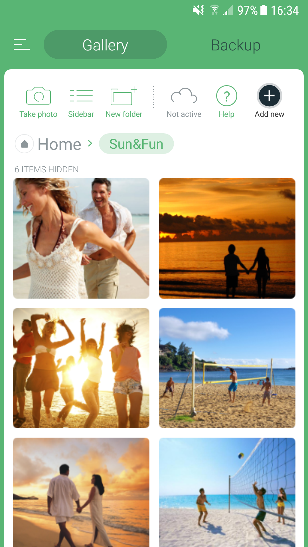 اسکرین شات 2 برنامه Hide Pictures & Videos - FotoX