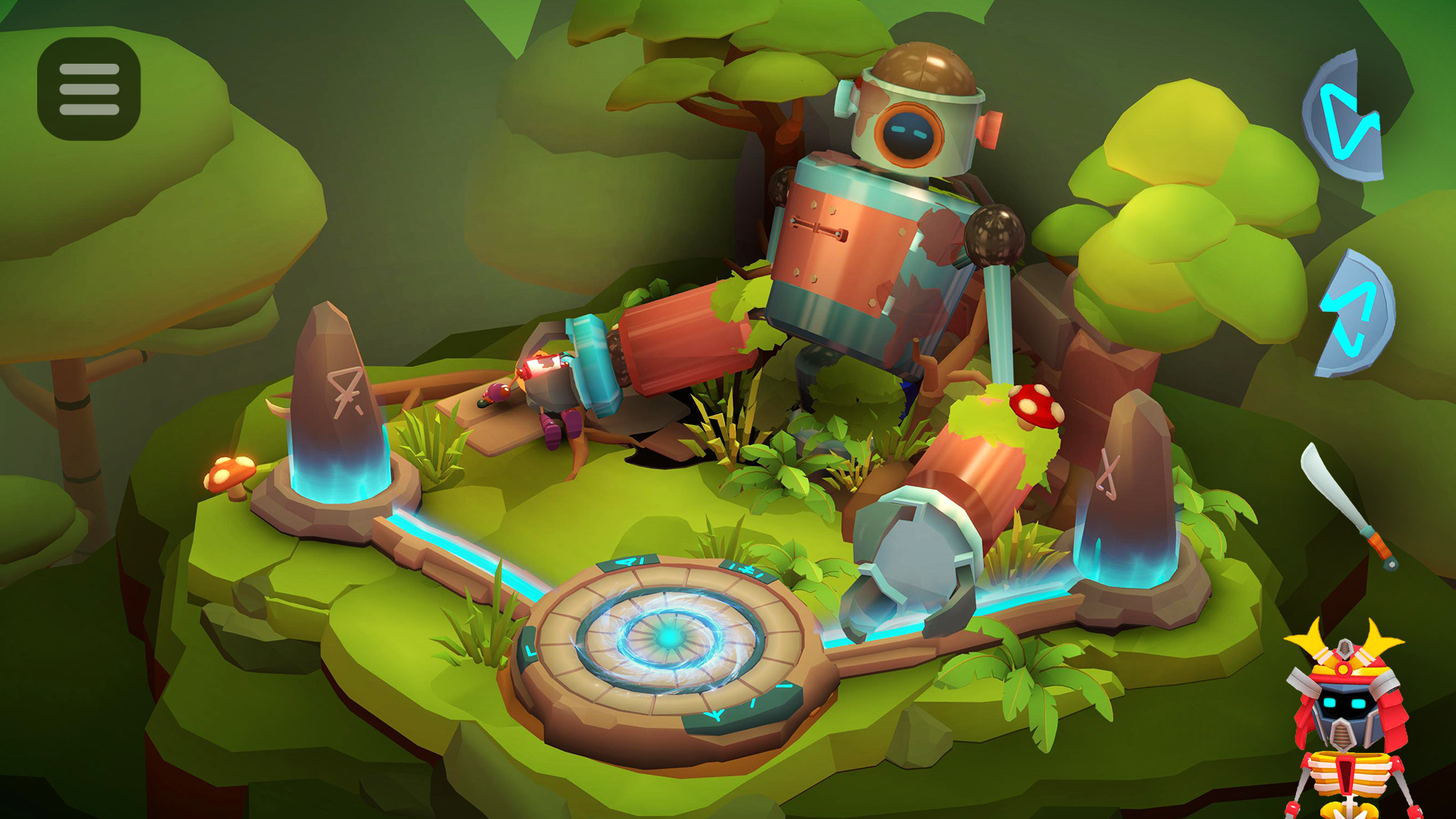 اسکرین شات 2 بازی Tiny Robots: Portal Escape
