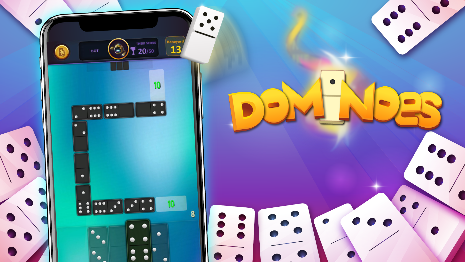 اسکرین شات 8 بازی Dominoes - Offline Domino Game