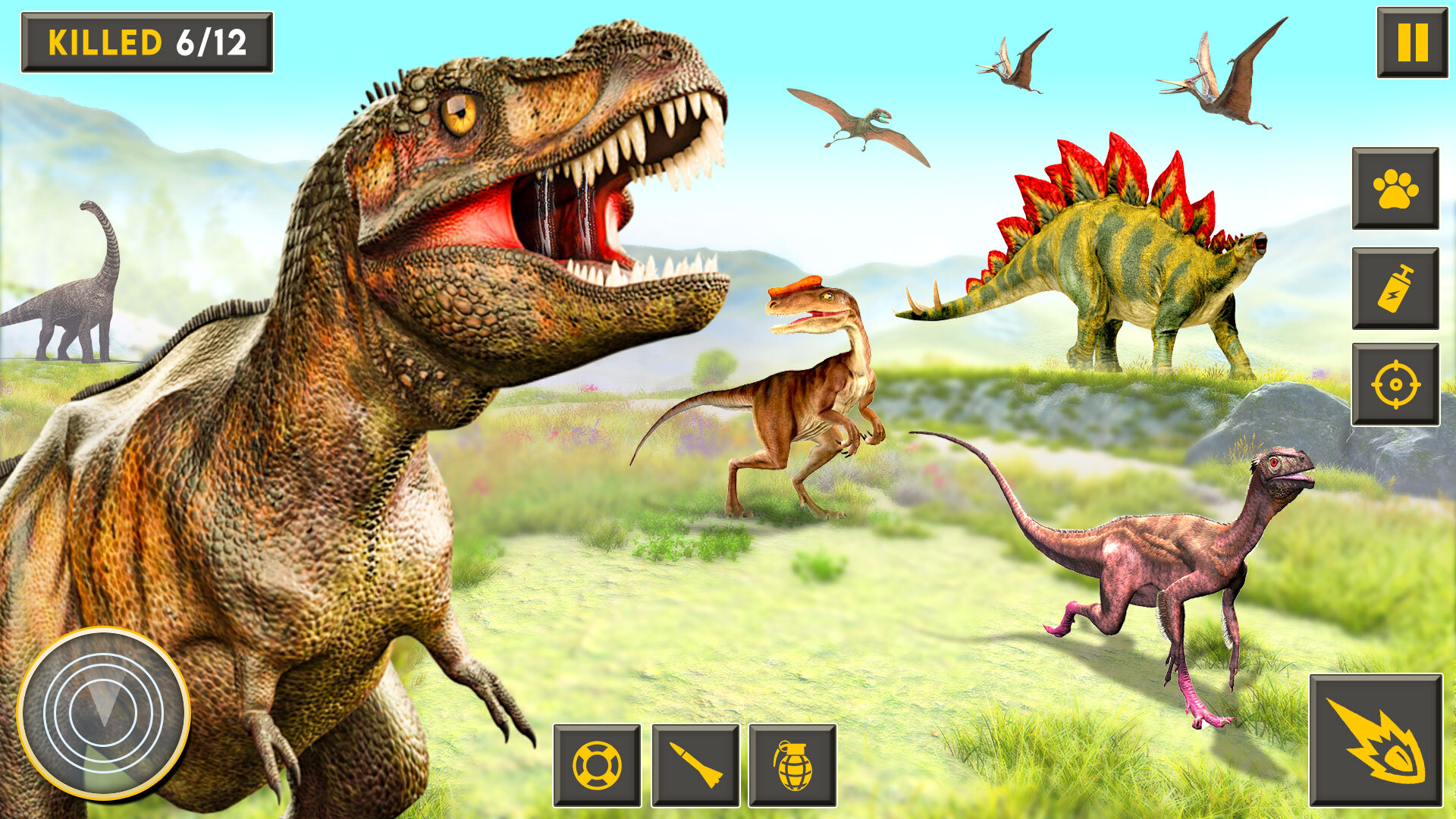 اسکرین شات 3 بازی Wild Dino Hunter: Hunting Game
