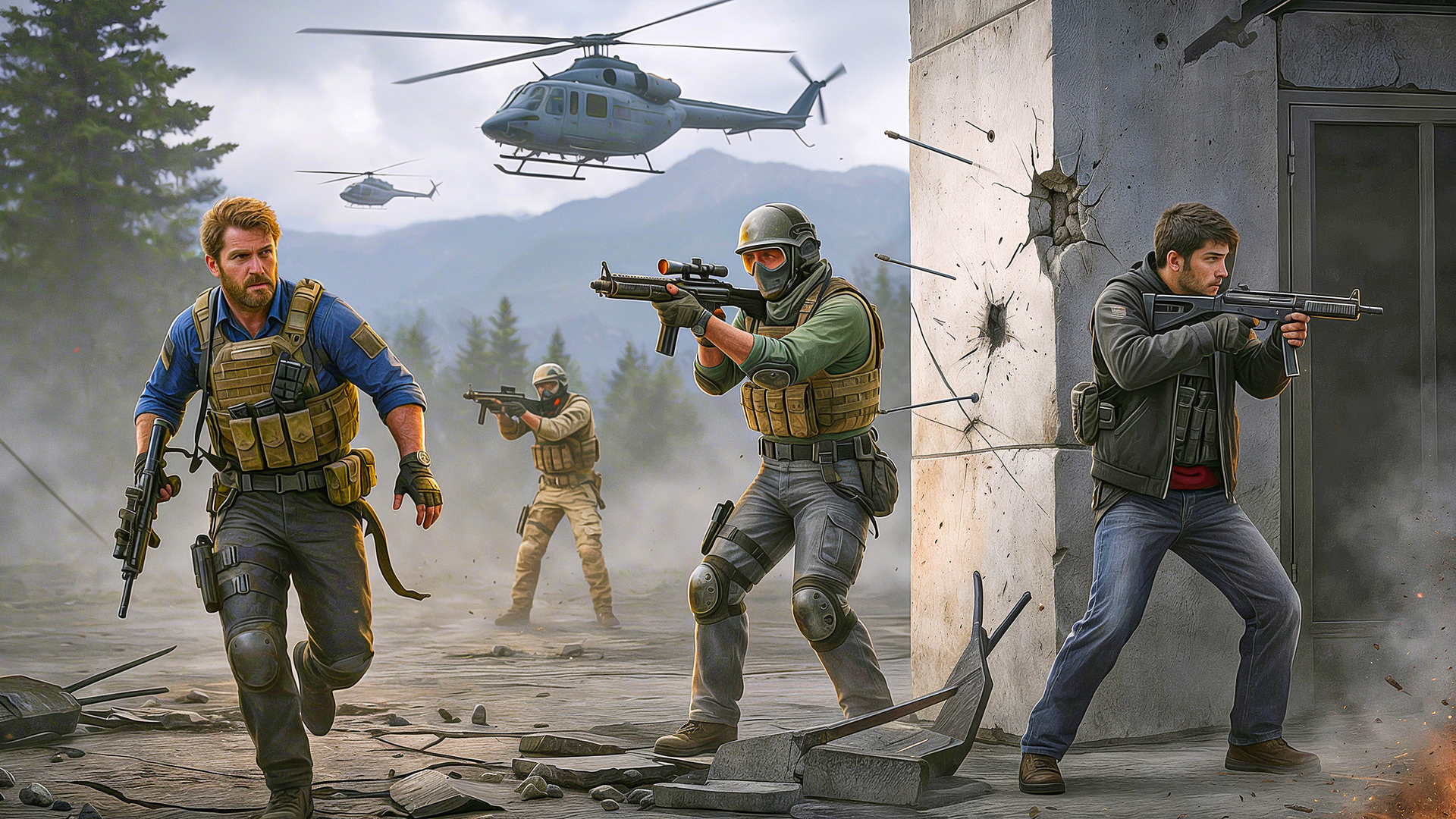 اسکرین شات 1 بازی 3D FPS Shooting-3D FPS Games