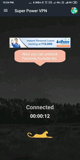 اسکرین شات 3 برنامه Blue VPN/ free proxy network