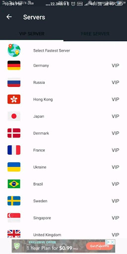اسکرین شات 4 برنامه Blue VPN/ free proxy network