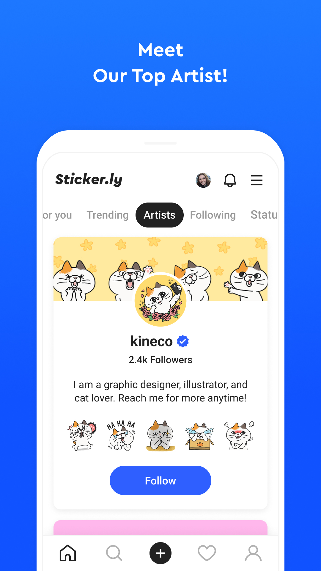 اسکرین شات 3 برنامه Sticker.ly - Sticker Maker